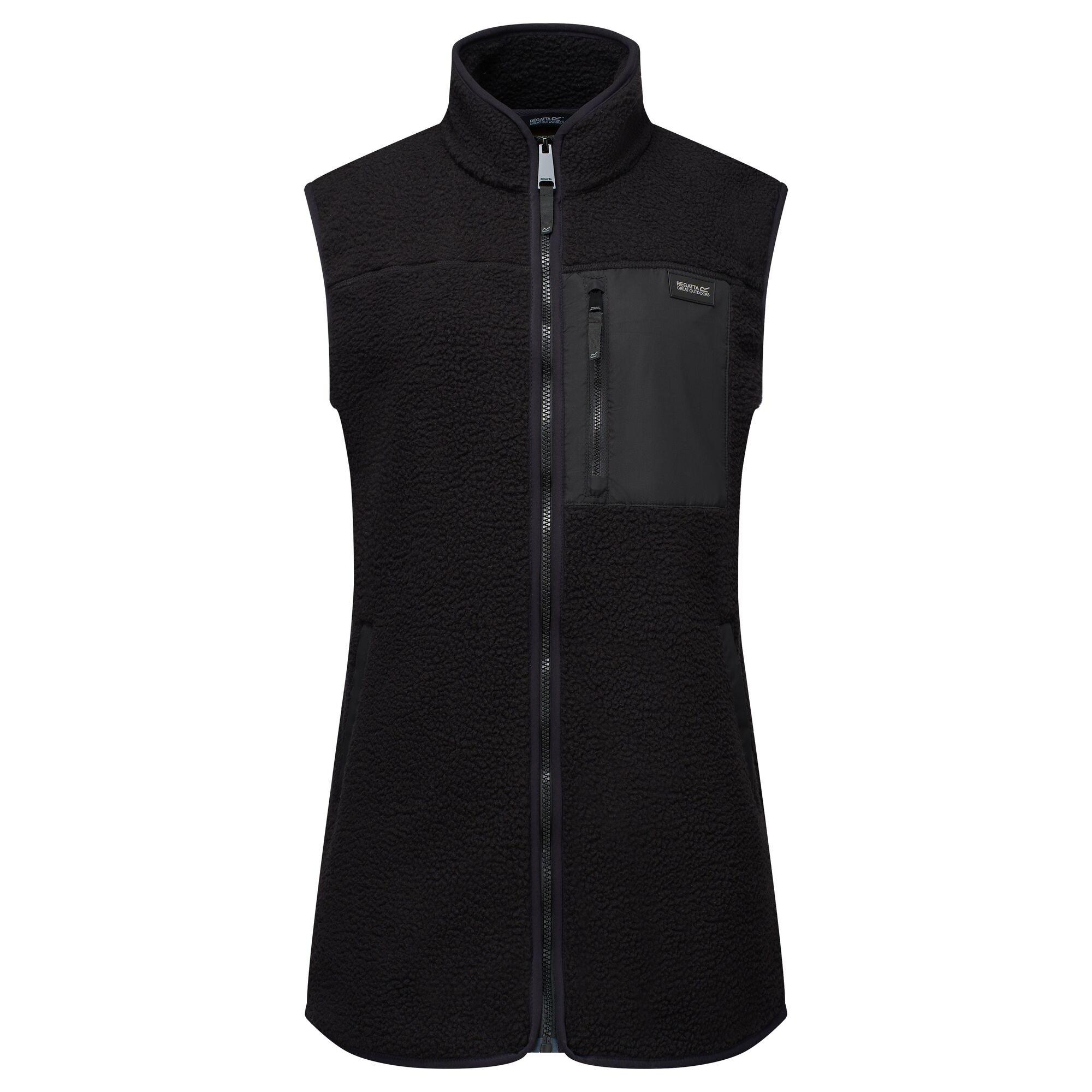 Black - Regatta - Womens Frankie Borg Longline Bodywarmer - 8