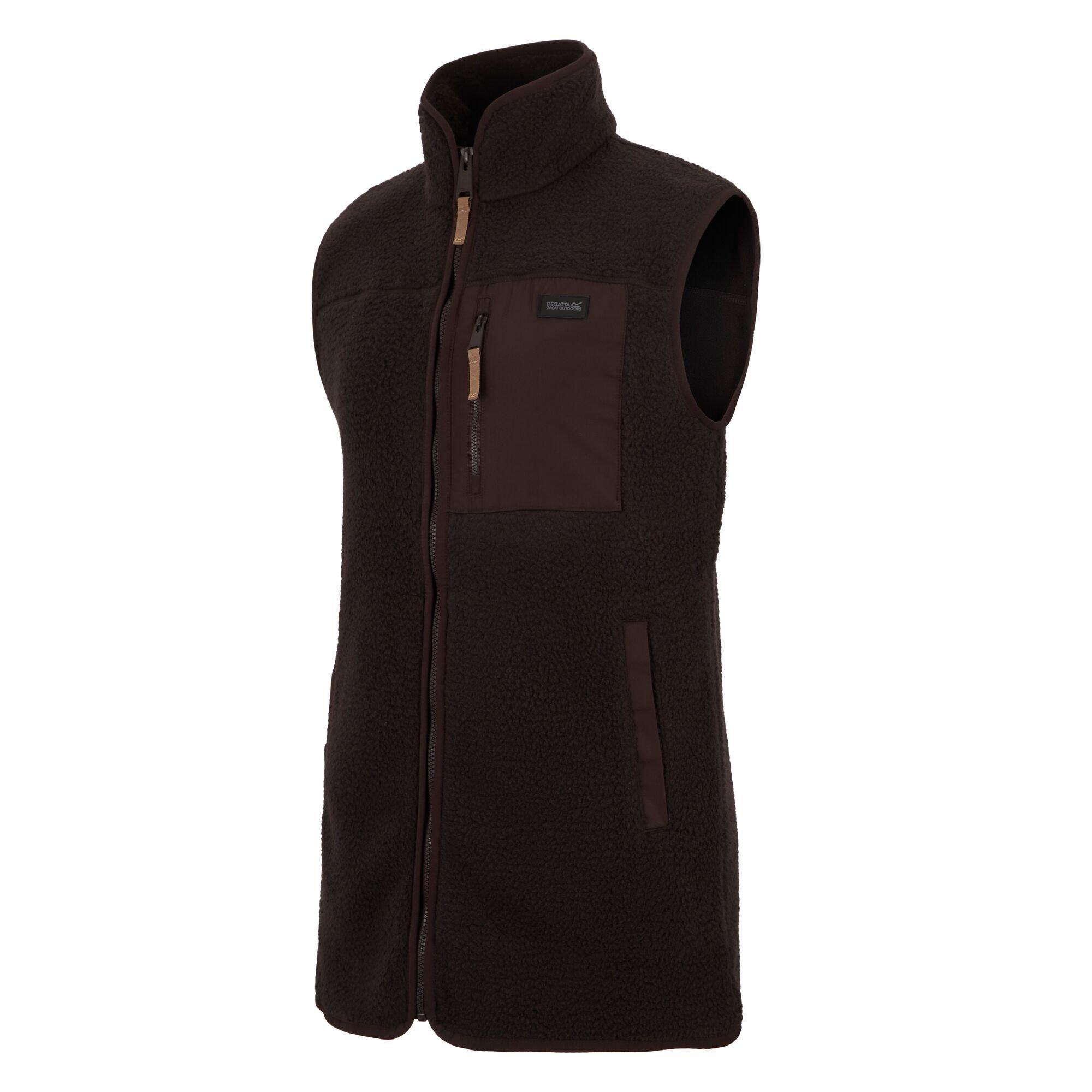 Dark Chocolate - Regatta - Womens Frankie Borg Longline Bodywarmer - 11