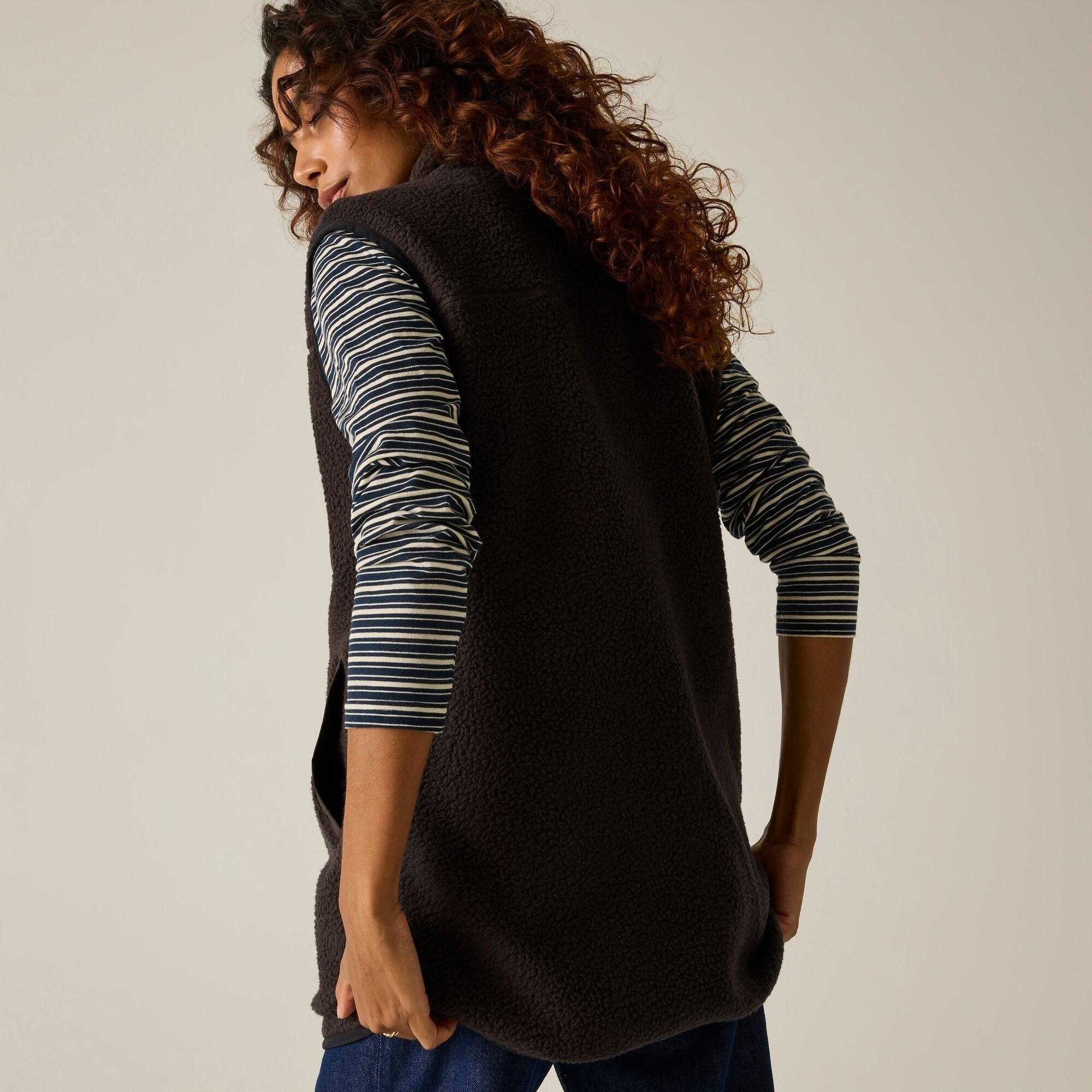 Dark Chocolate - Regatta - Womens Frankie Borg Longline Bodywarmer - 3
