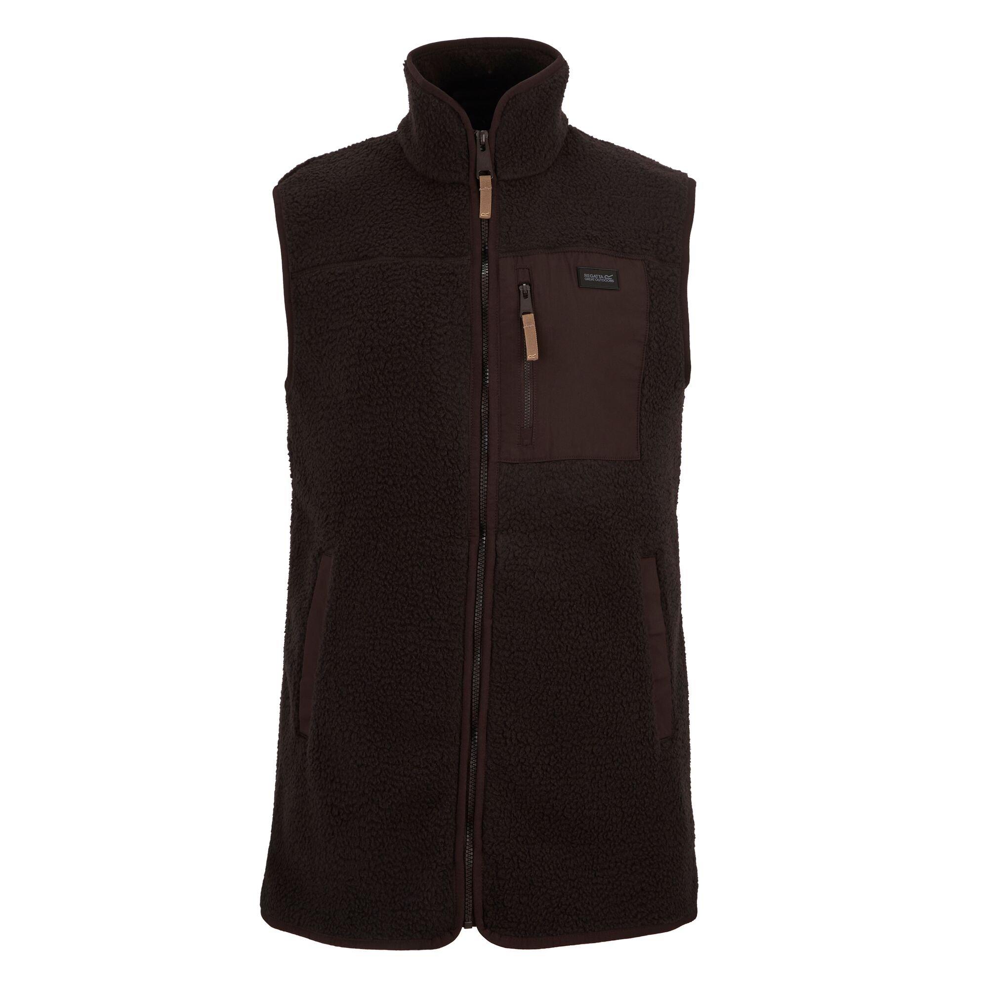 Dark Chocolate - Regatta - Womens Frankie Borg Longline Bodywarmer - 9