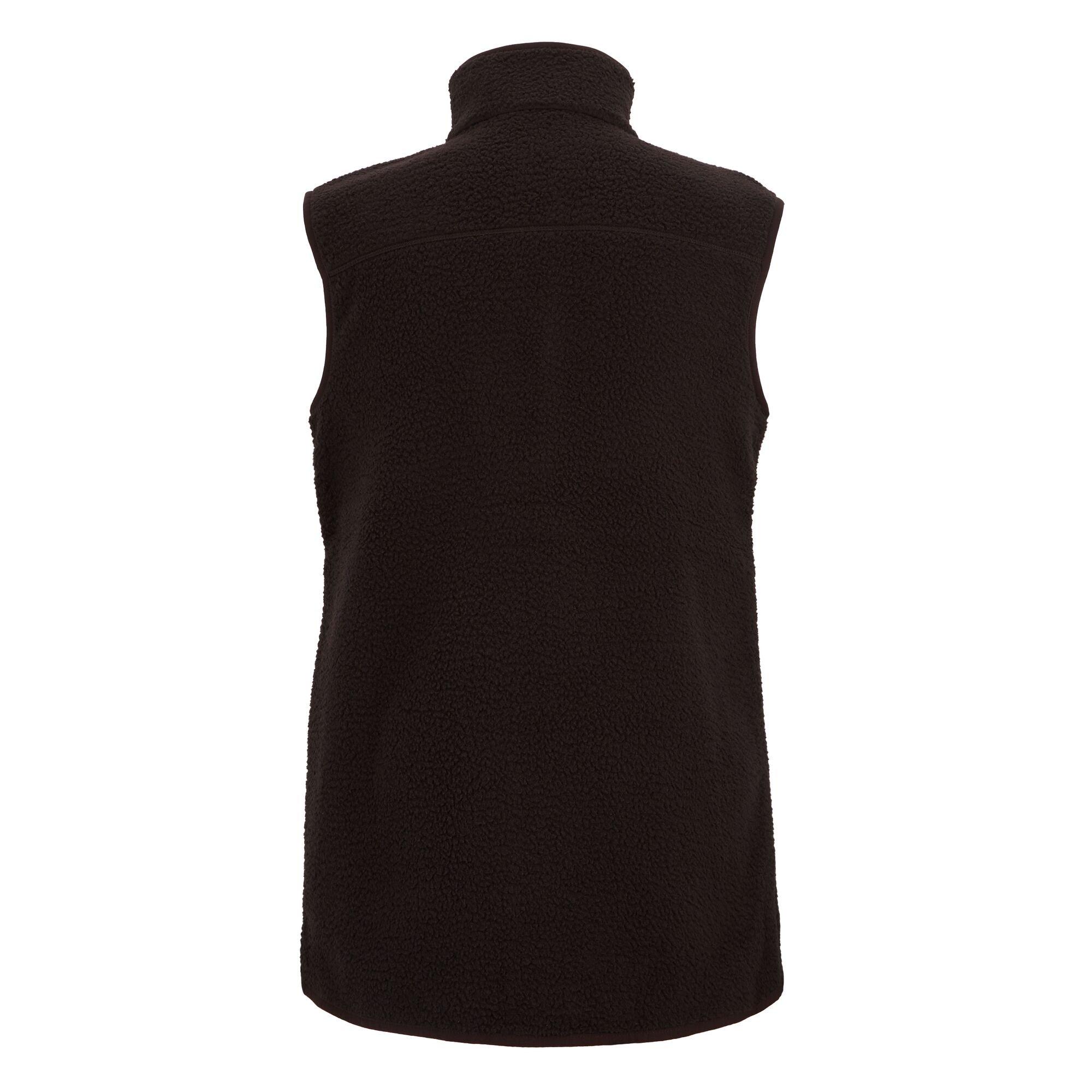 Dark Chocolate - Regatta - Womens Frankie Borg Longline Bodywarmer - 10