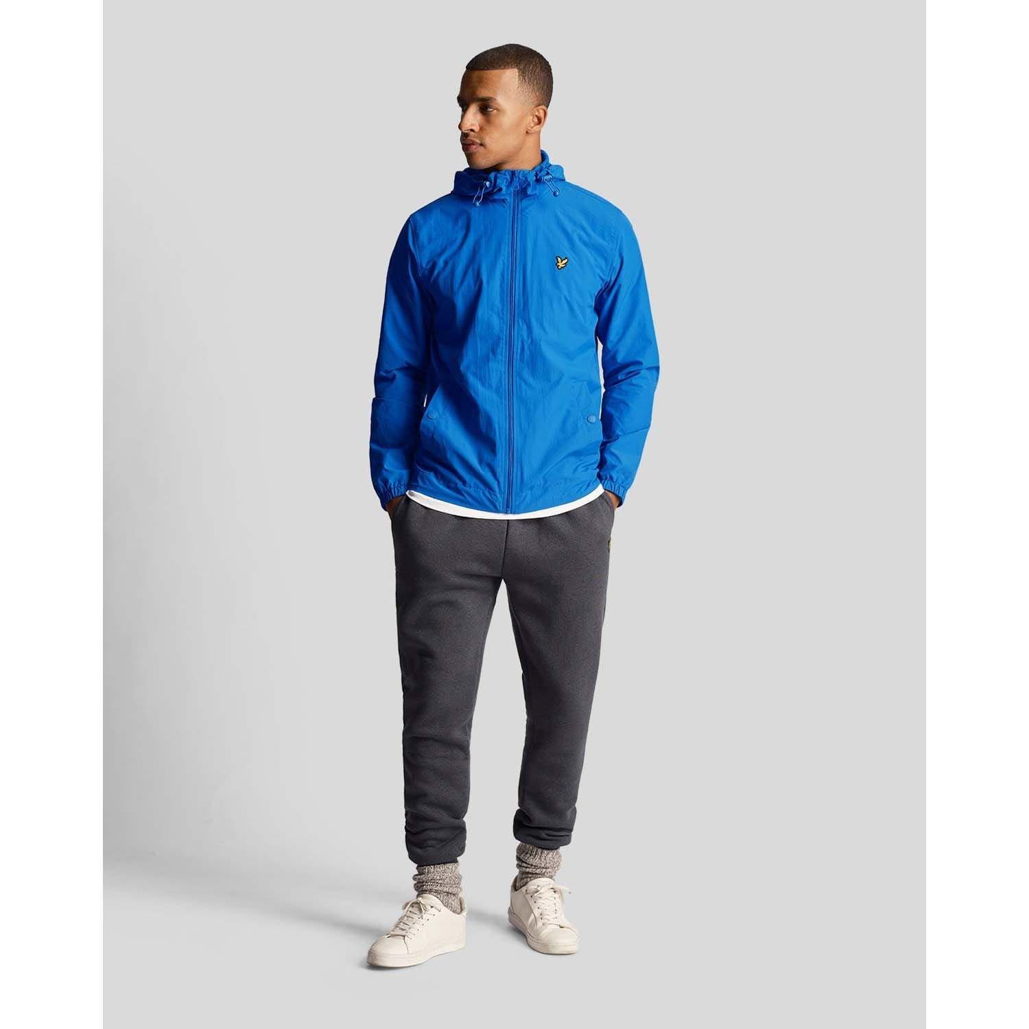 Blue - Lyle and Scott - Water Resistant Hooded Jacket - 2