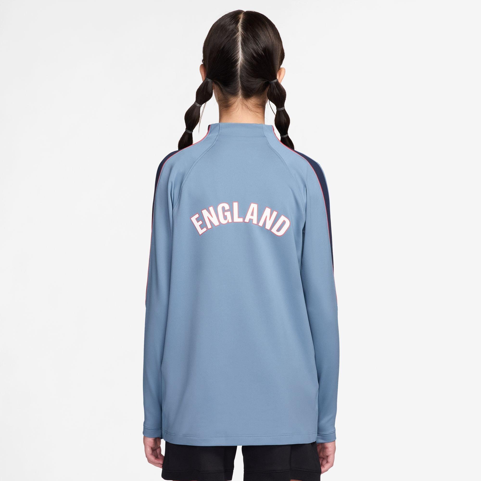 Blå/Marineblå - Nike - Kids' England International Licensed Drill Top - 4