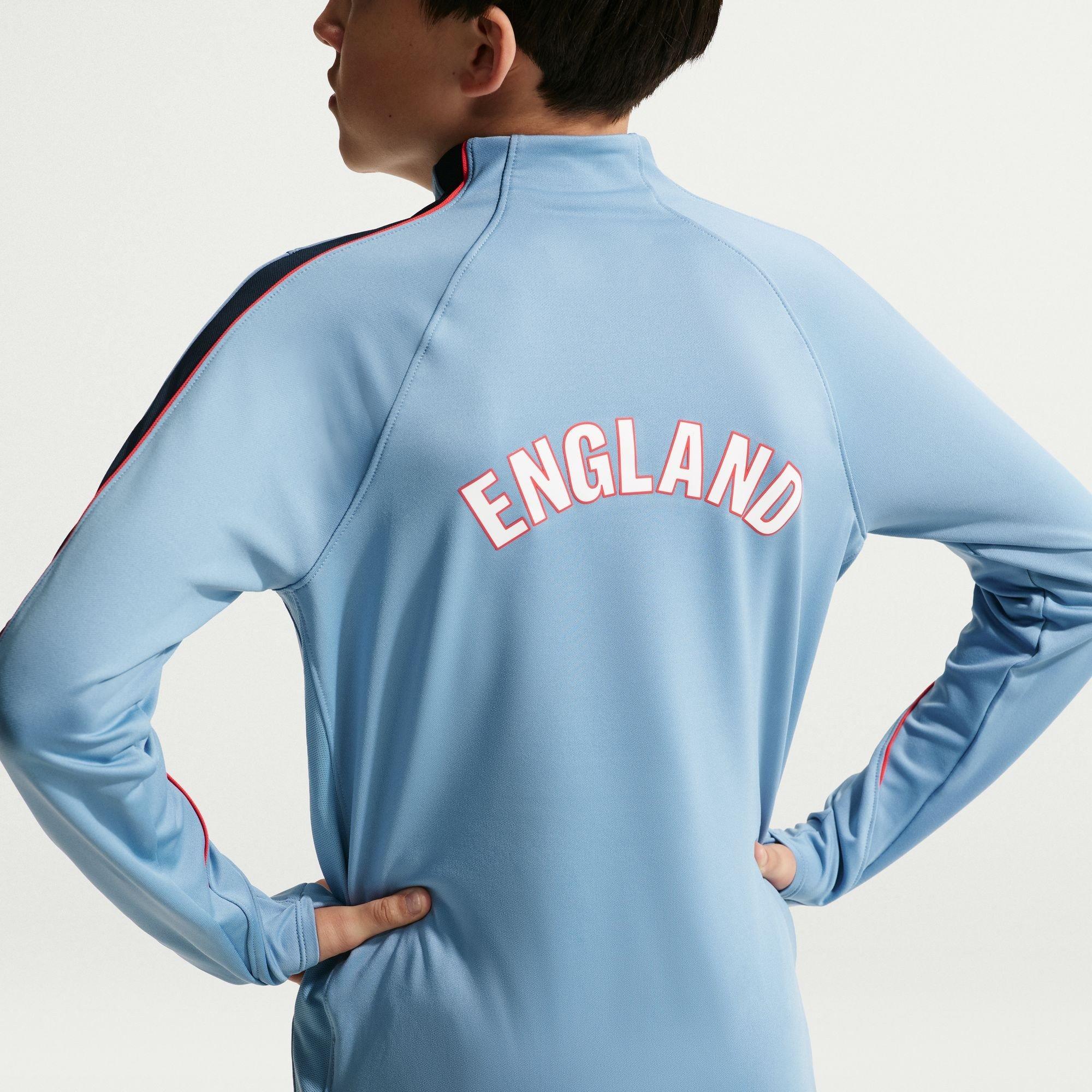 Blå/Marineblå - Nike - Kids' England International Licensed Drill Top - 5
