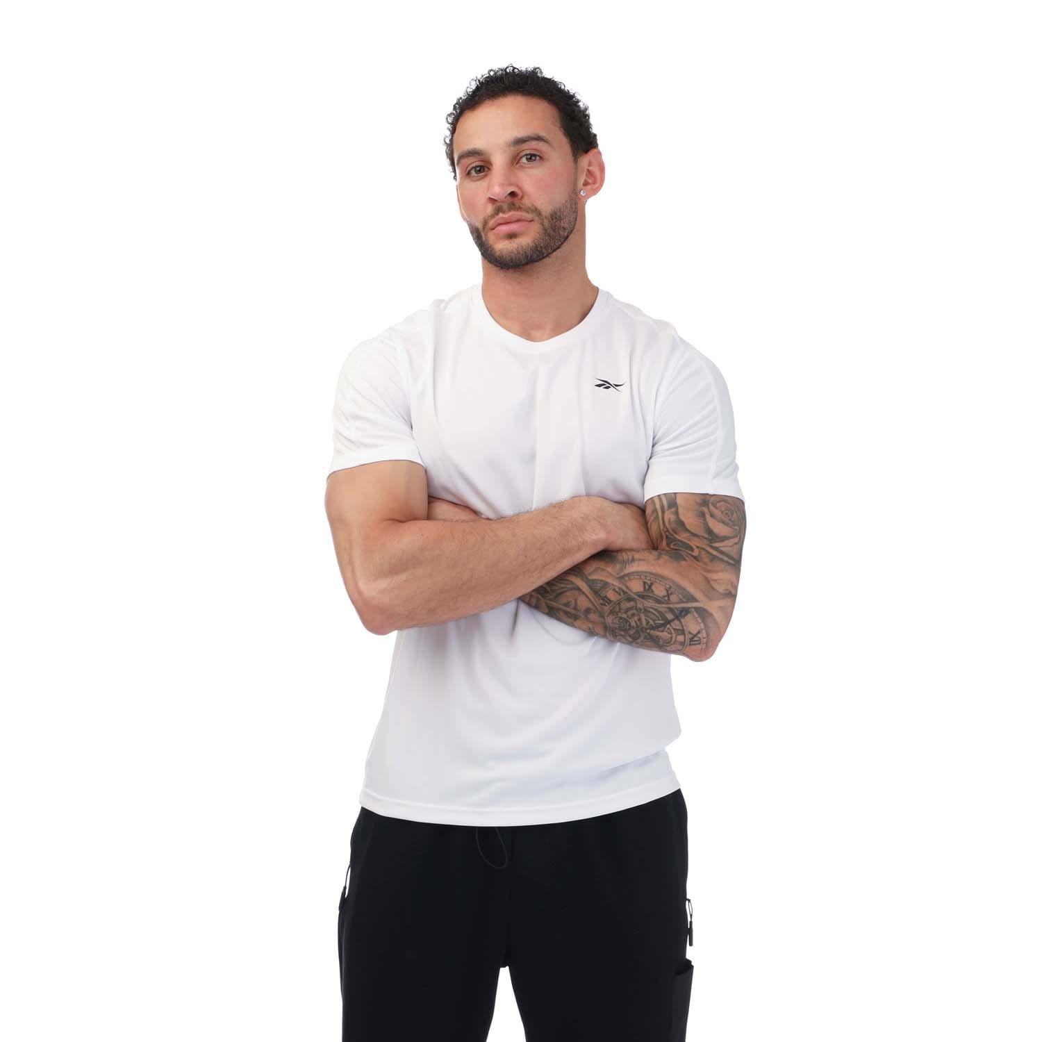 White - Reebok - Training Tech T-Shirt - 1