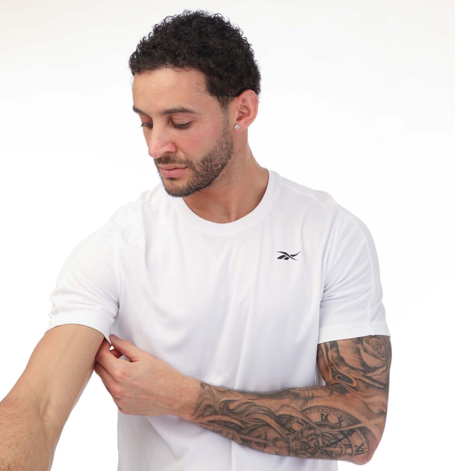 White - Reebok - Training Tech T-Shirt - 4