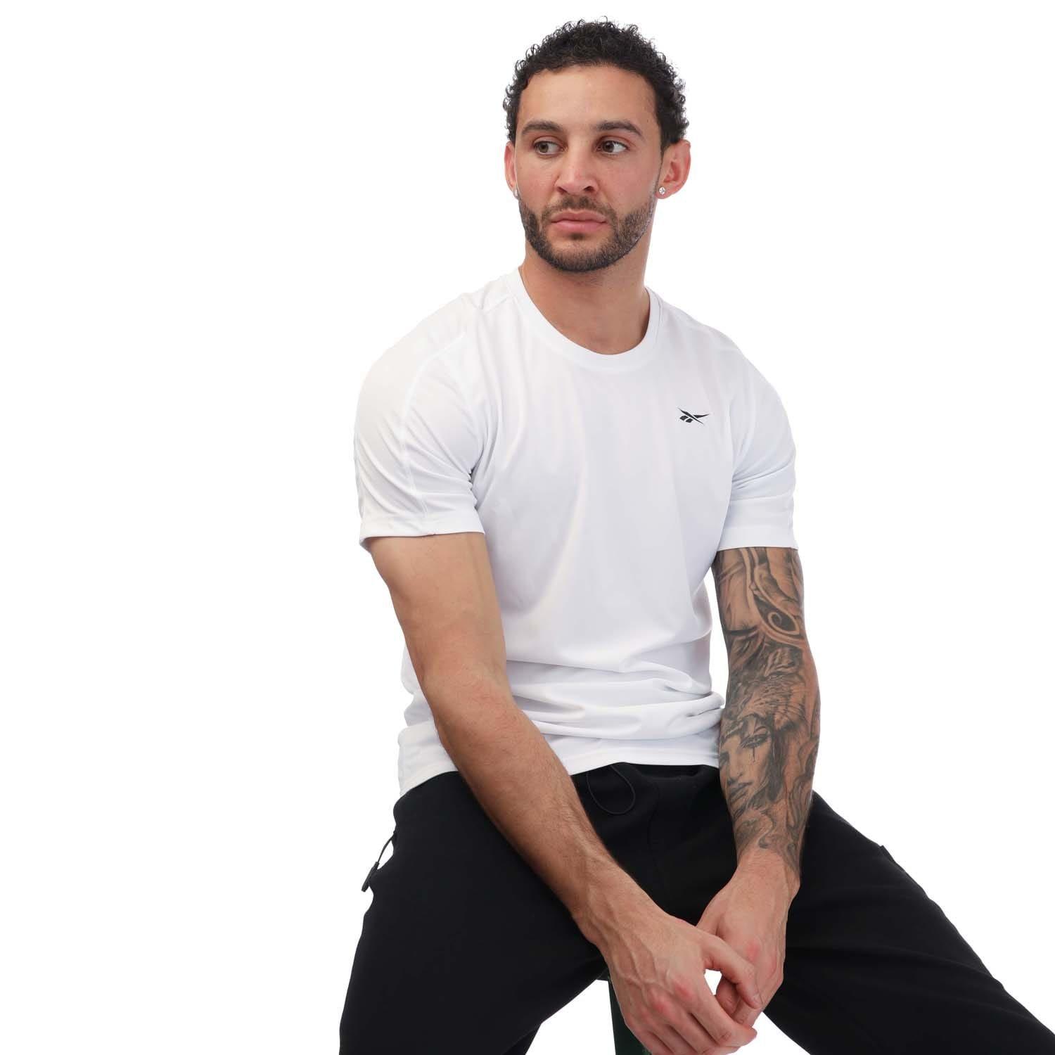 White - Reebok - Training Tech T-Shirt - 5