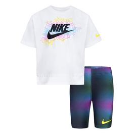 Nike All Over Print Bike Shorts Set Infants