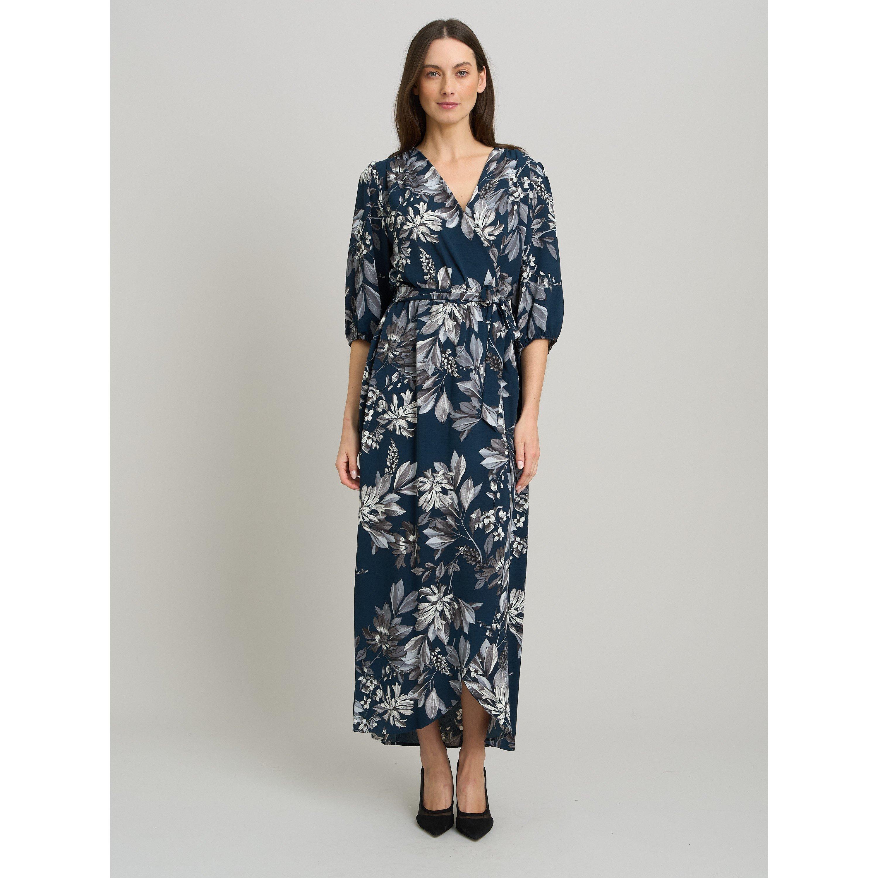 Petrol - Gina Bacconi - Gwyneth Floral Print Maxi Dress - 1