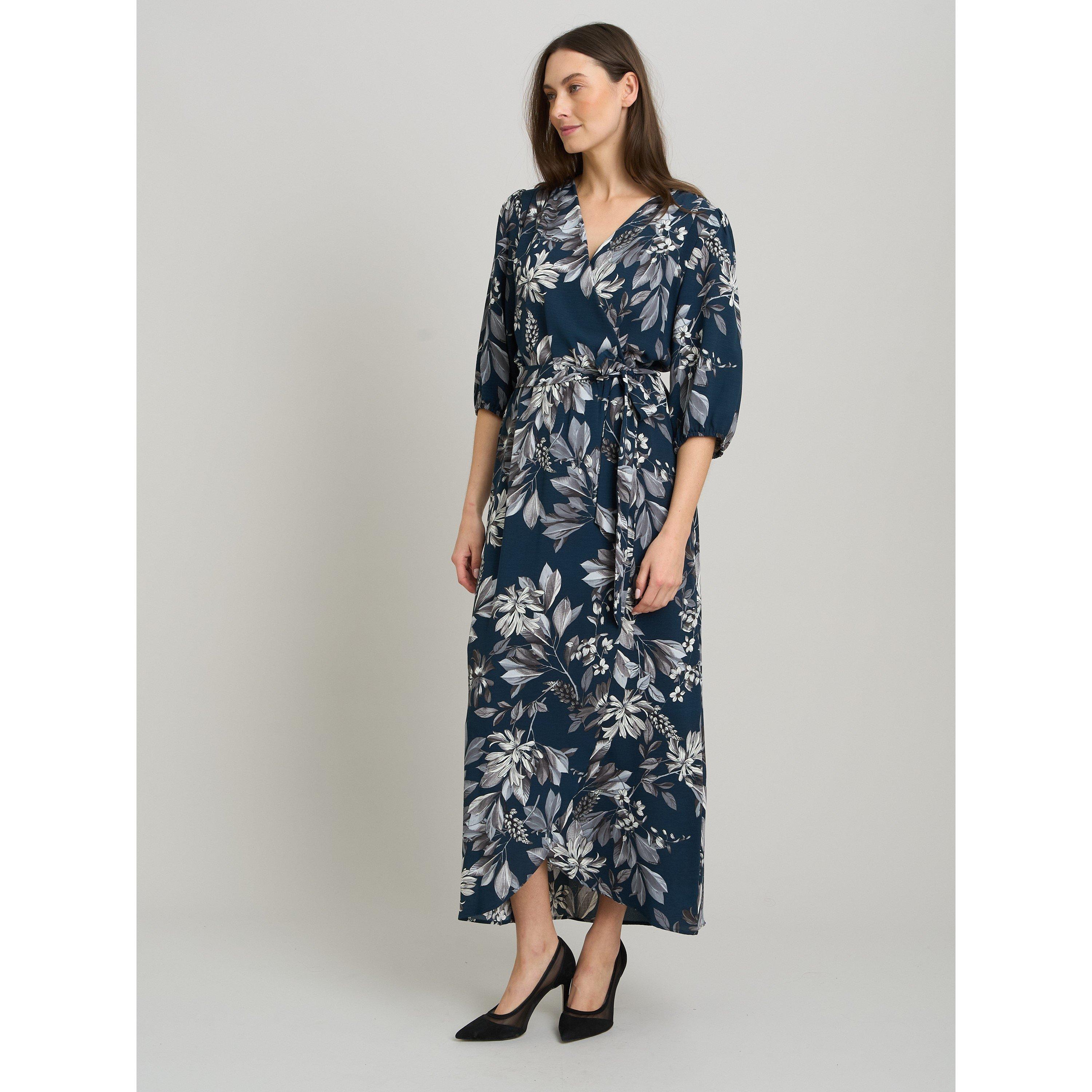 Petrol - Gina Bacconi - Gwyneth Floral Print Maxi Dress - 3
