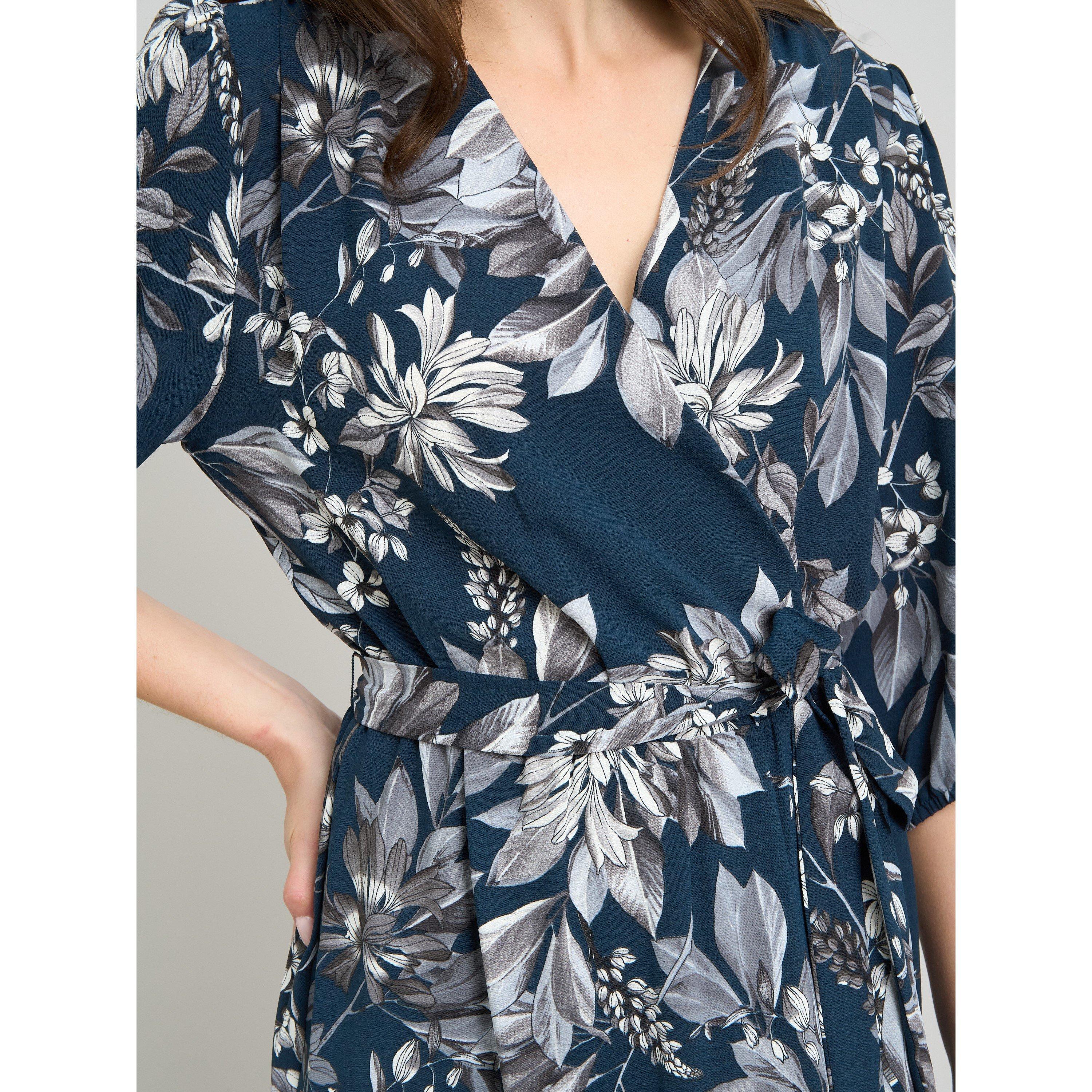 Petrol - Gina Bacconi - Gwyneth Floral Print Maxi Dress - 5
