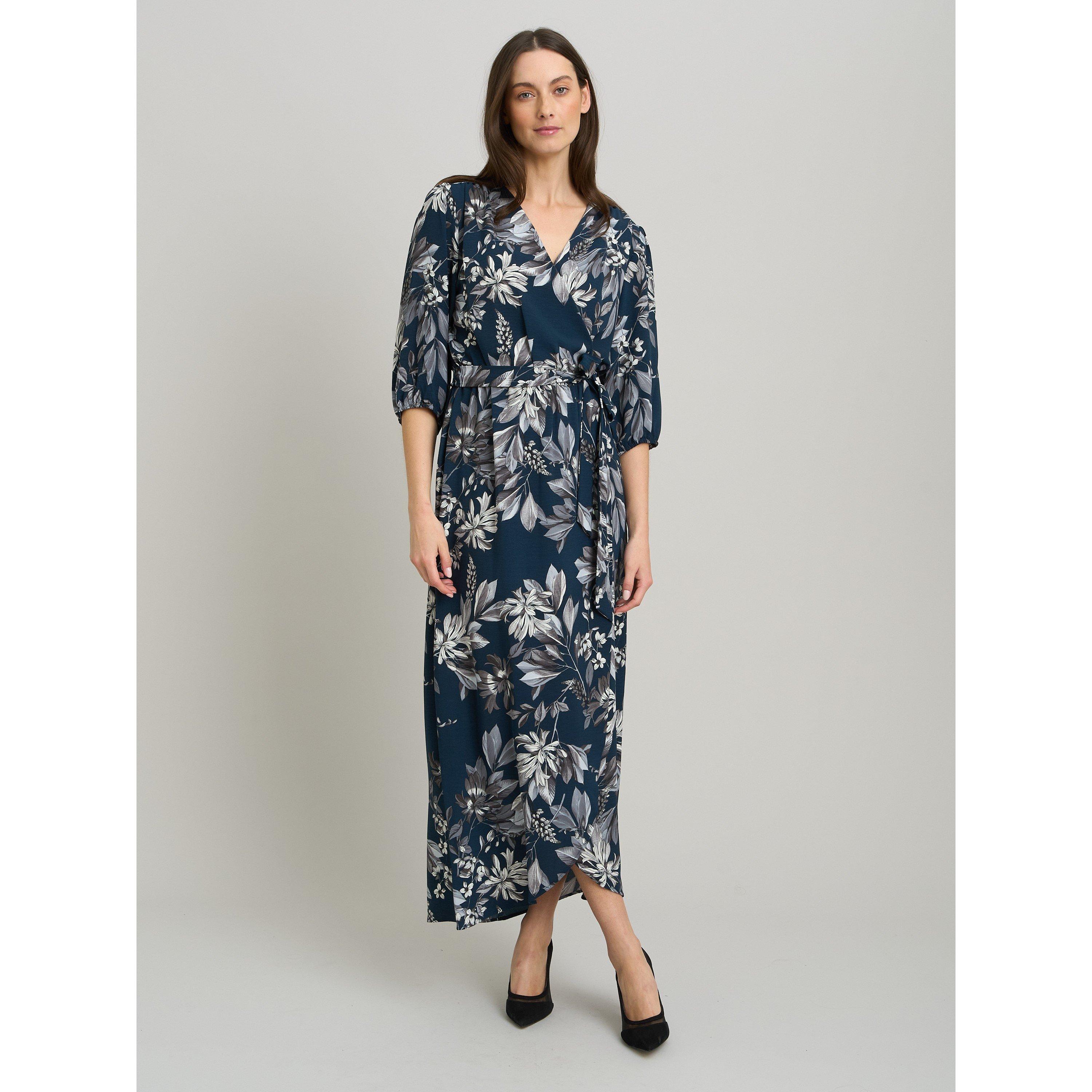 Petrol - Gina Bacconi - Gwyneth Floral Print Maxi Dress - 6