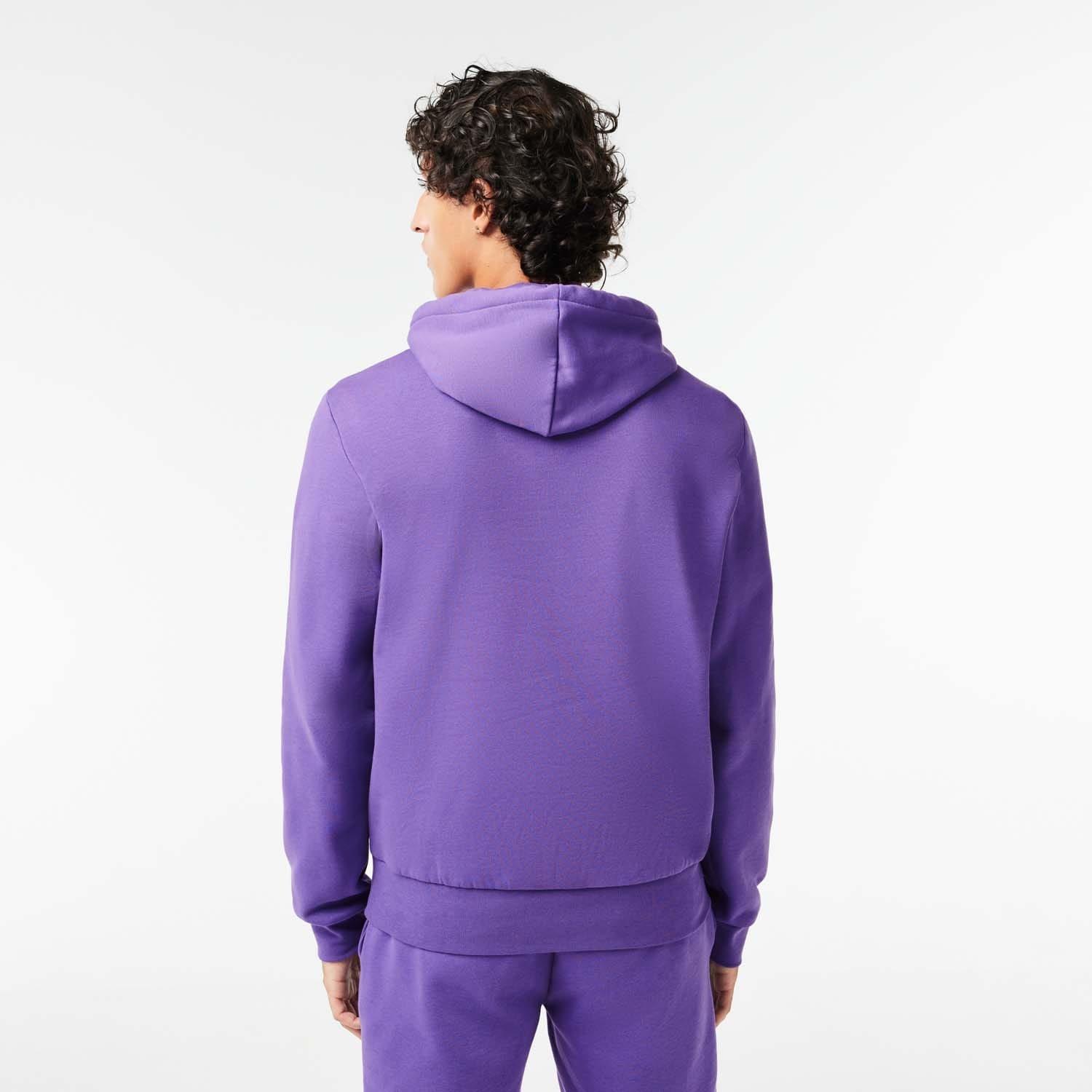 Purple - Lacoste - Organic Cotton Hoodie - 2