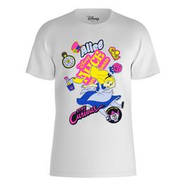 Disney Alice In Wonderland Stickers T Shirt