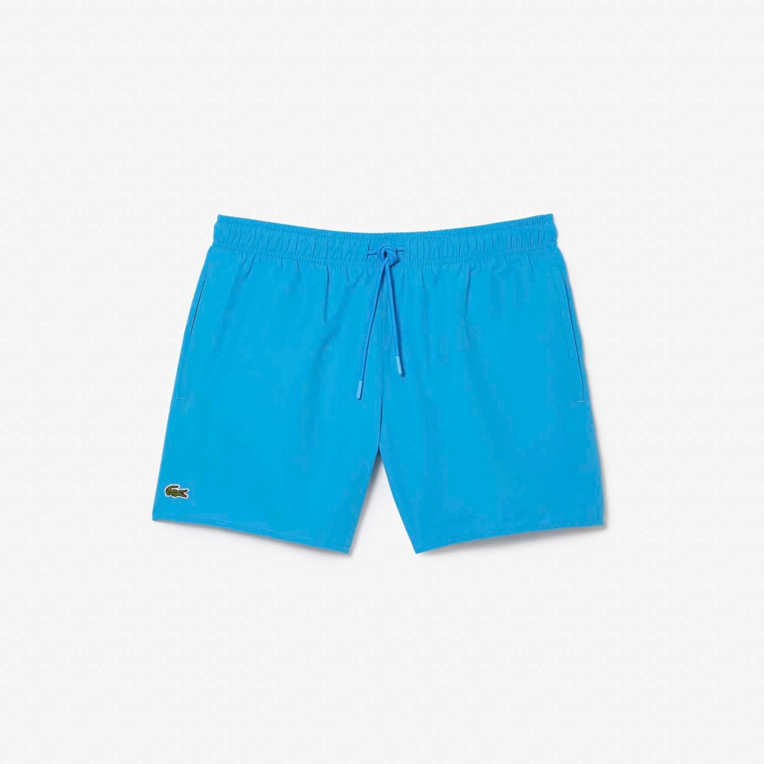 Green - Lacoste - Quick Dry Swim Trunks - 3