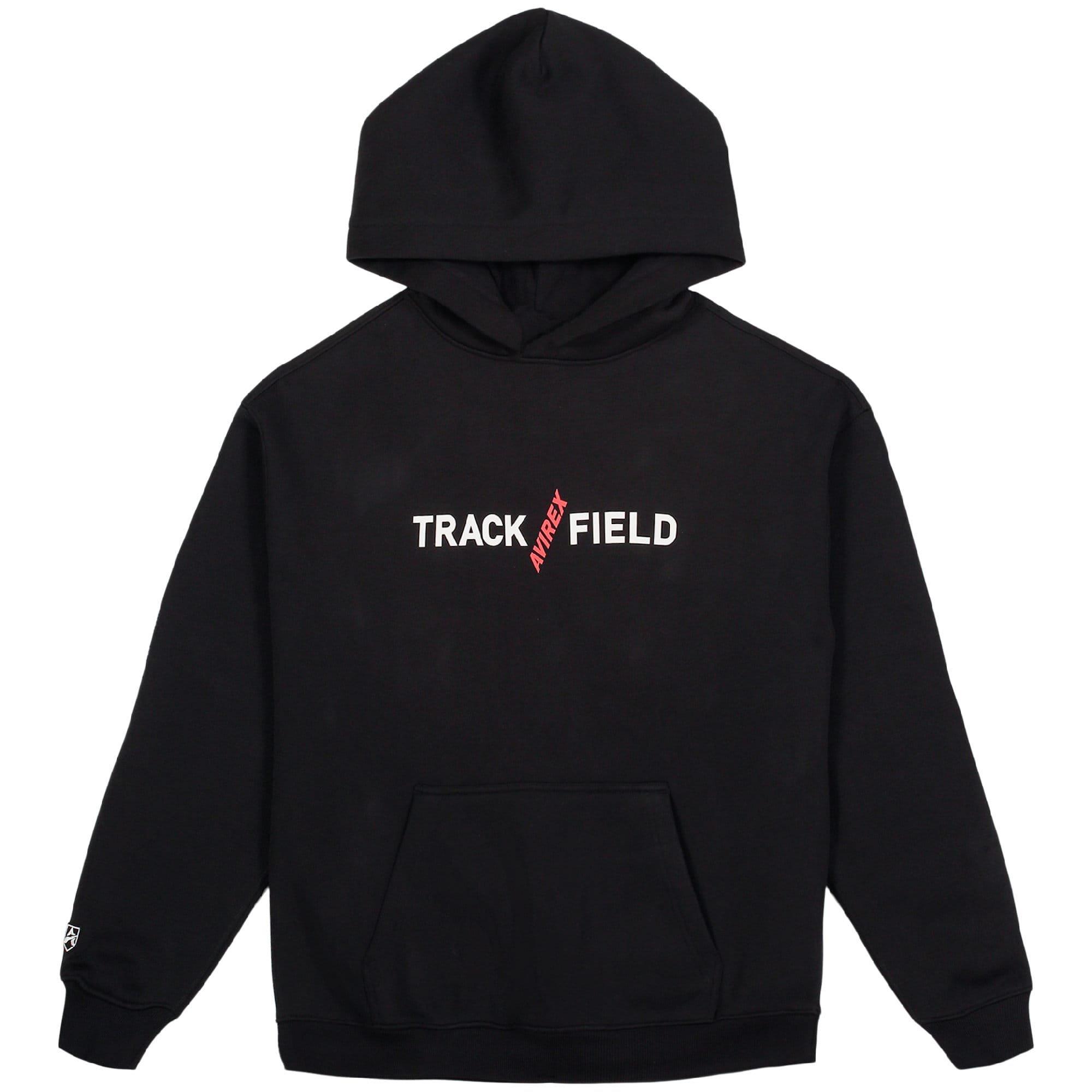 Black - Avirex - Track N Field Hoodie - 1