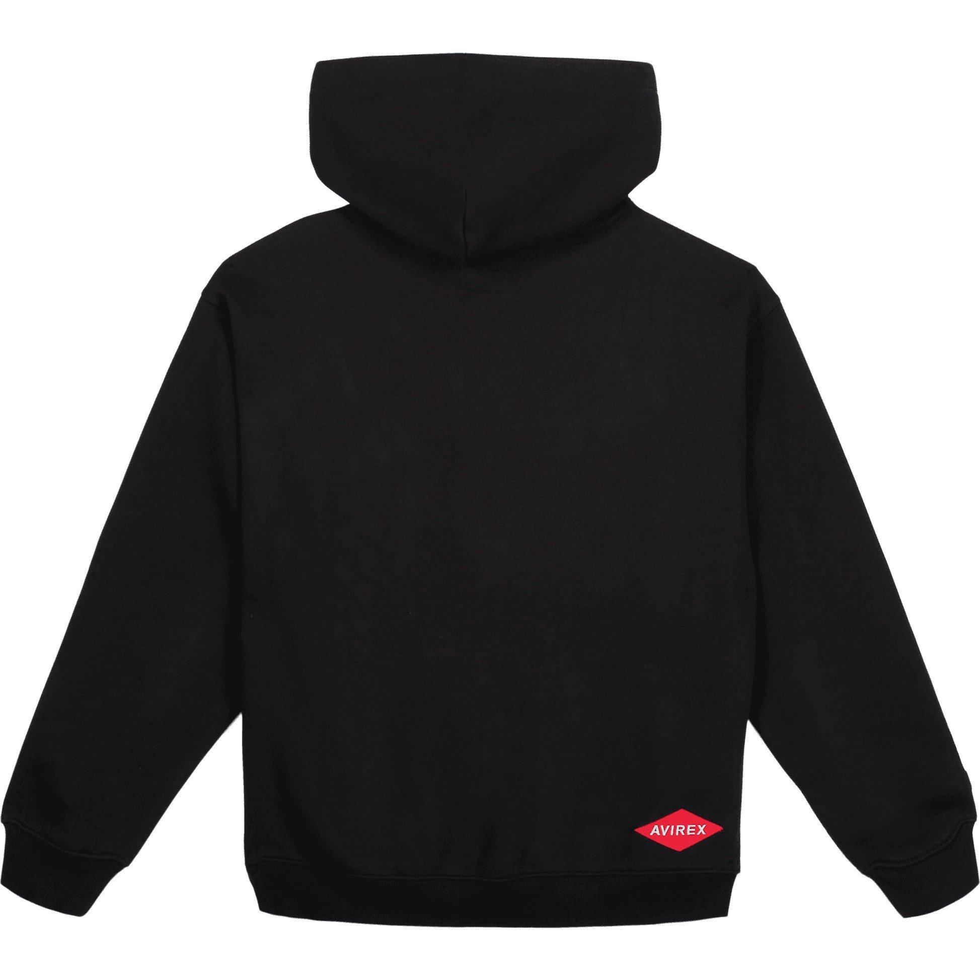 Black - Avirex - Track N Field Hoodie - 7
