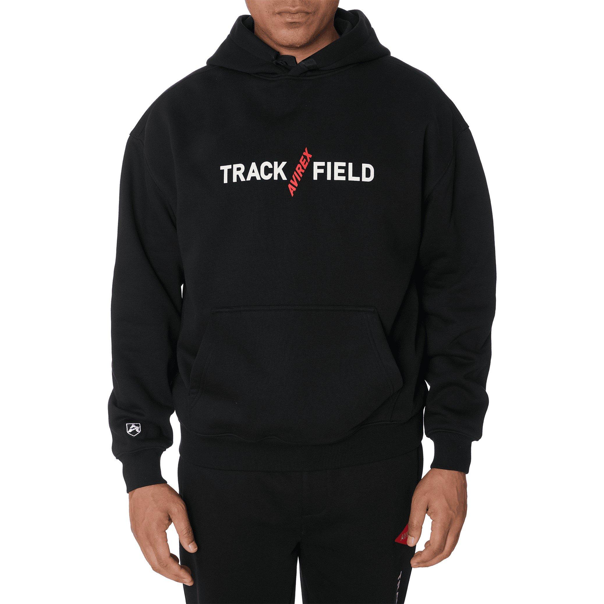 Black - Avirex - Track N Field Hoodie - 8