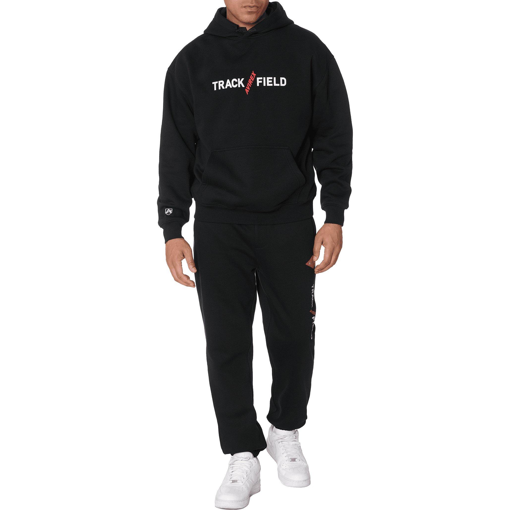 Black - Avirex - Track N Field Hoodie - 10