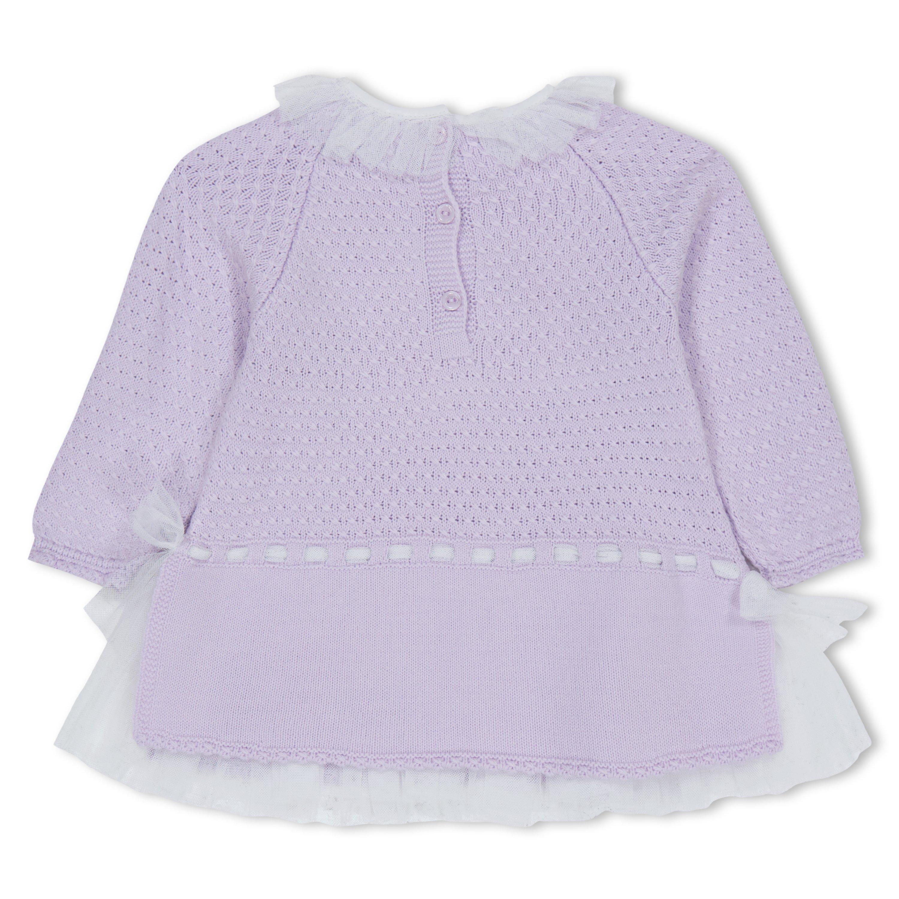 Arena Lilac K7 - Artesania Granlei - Unisex Kids' Ruffled Logo Smock Dress - 2