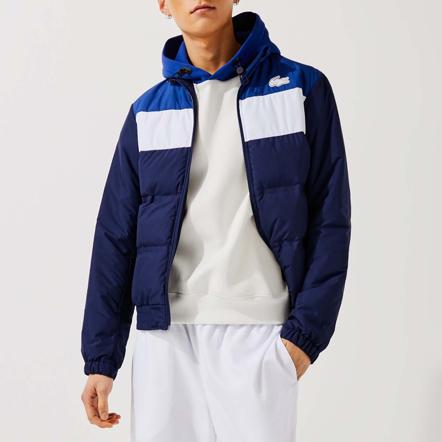 Blue - Lacoste - Quilted Water Resistant Jacket - 1