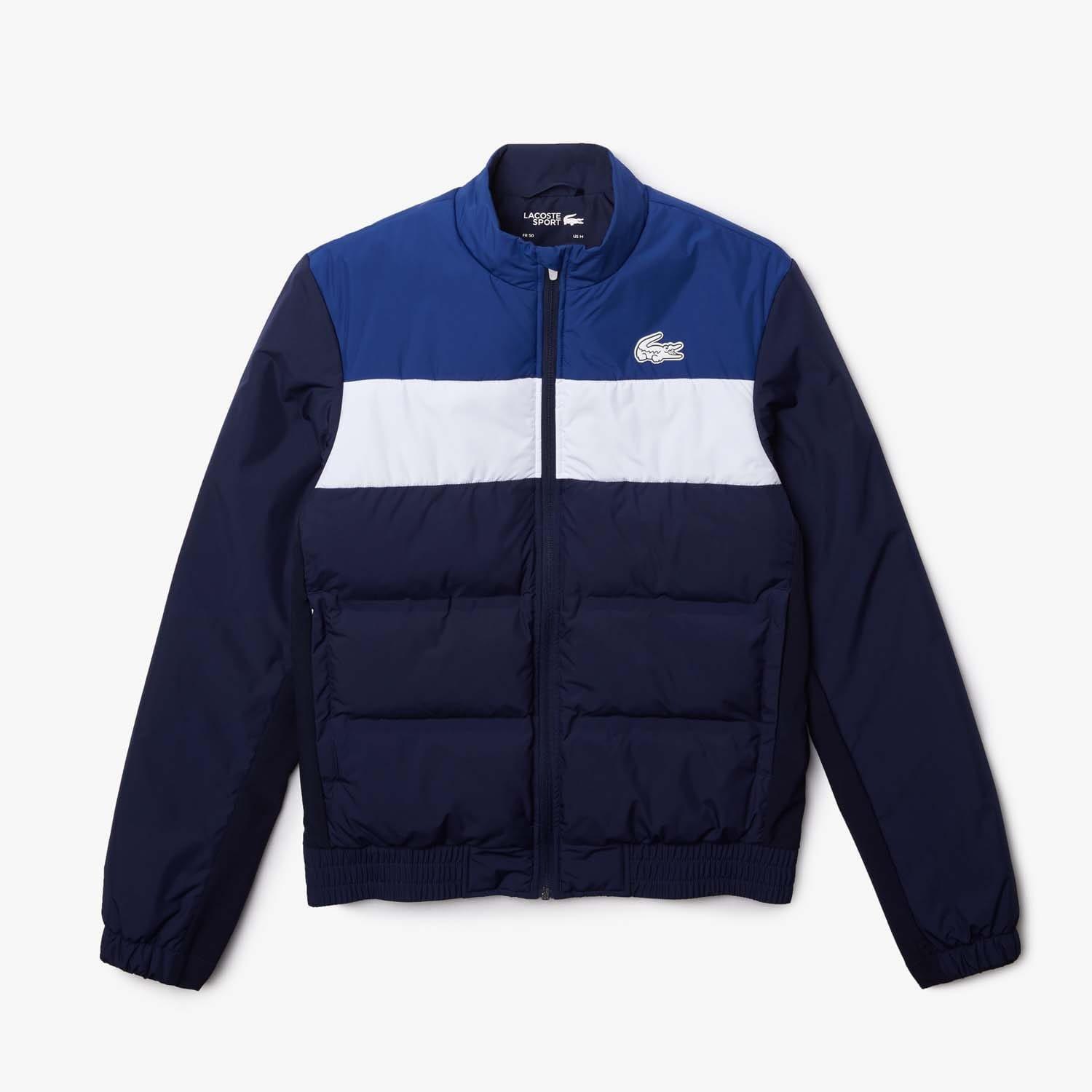 Blue - Lacoste - Quilted Water Resistant Jacket - 3