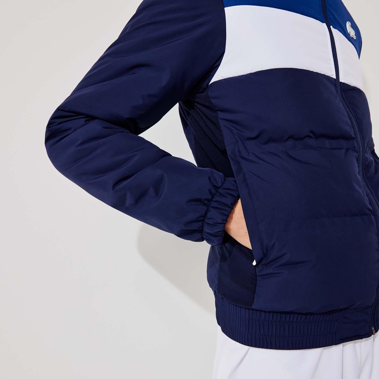 Blue - Lacoste - Quilted Water Resistant Jacket - 4