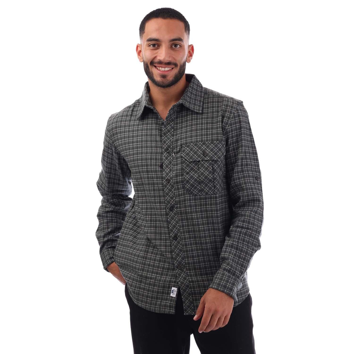 Green - Trespass - Snyper Checked Shirt - 1