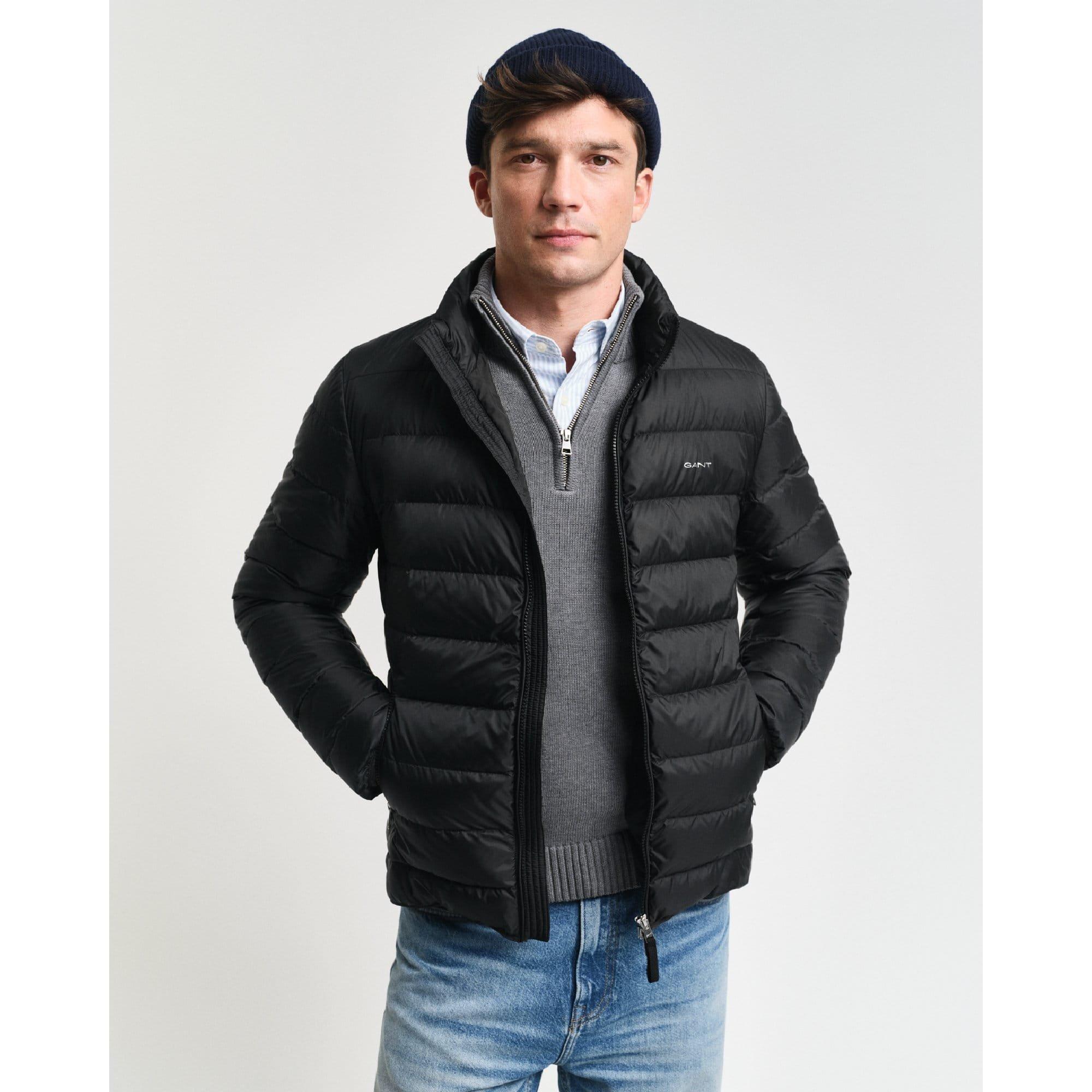 Black - Gant - Light Down Jacket - 1
