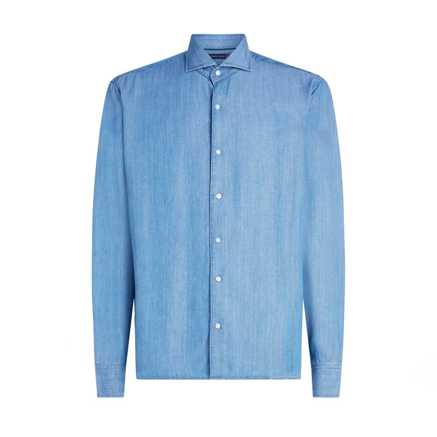 Denim - Tommy Hilfiger - Smart Casual Slim-Fit Denim Shirt - 1