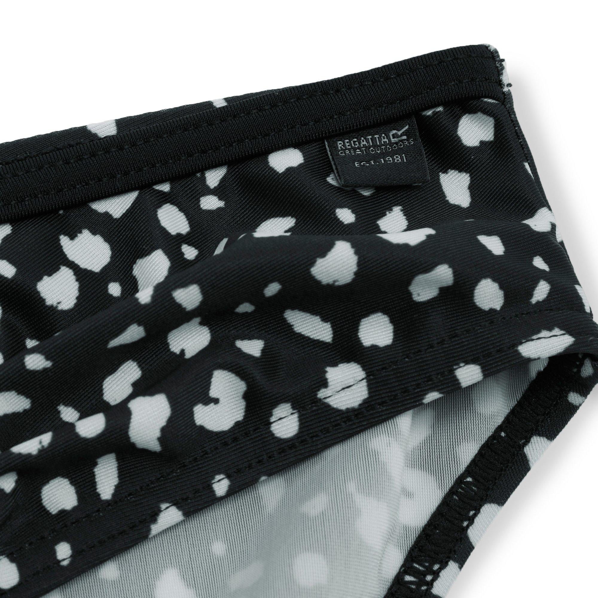 Blk/Whpoldtp - Regatta - Women's Aceana Bikini Bottoms - 7