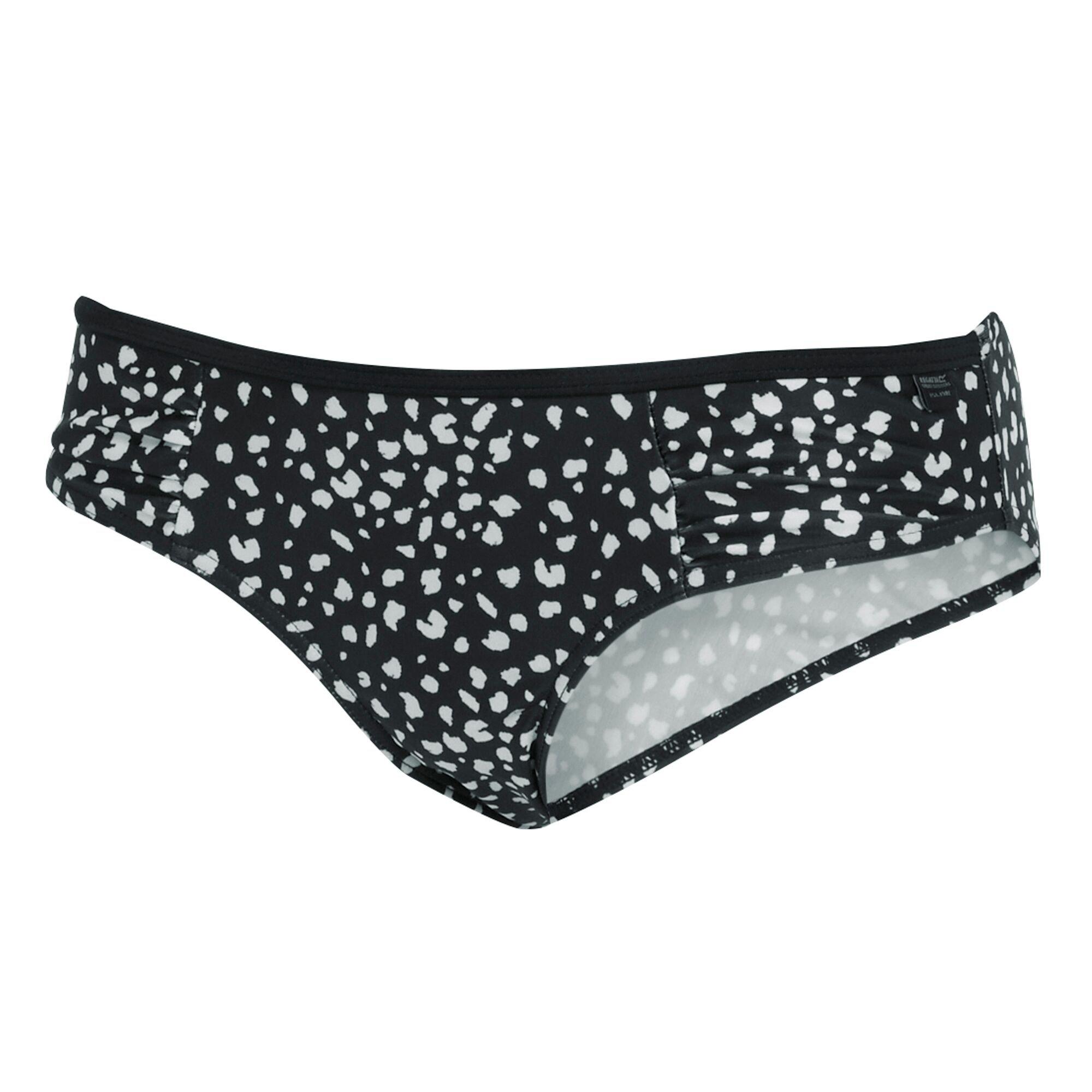 Blk/Whpoldtp - Regatta - Women's Aceana Bikini Bottoms - 8