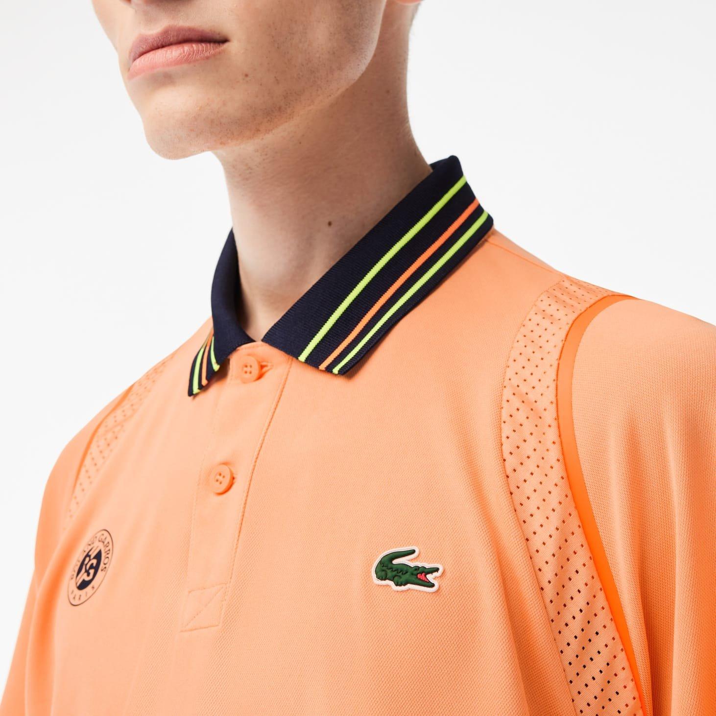 Orange - Lacoste - Roland Garros Edition Ultra Dry Polo Shirt - 5
