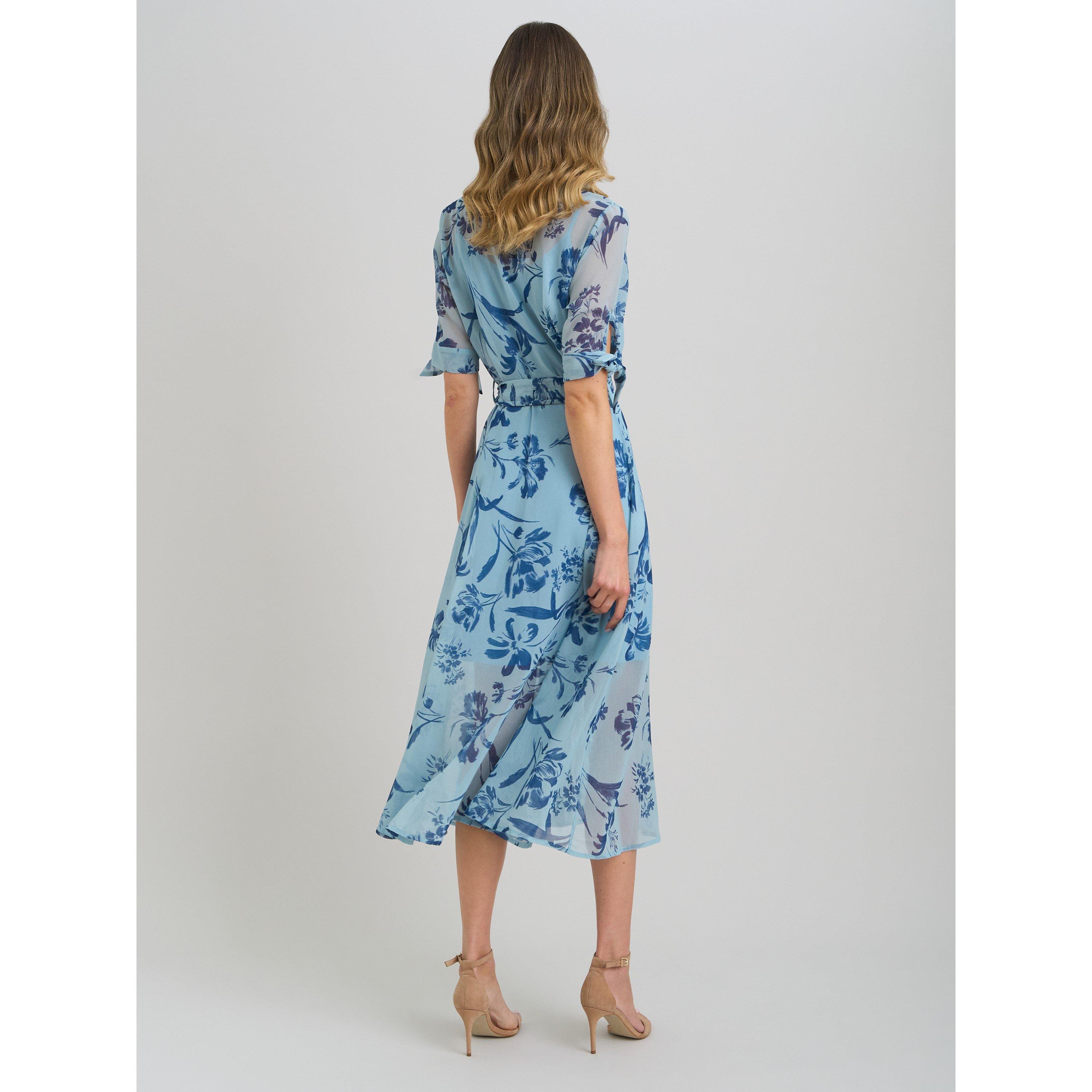 Blue - Gina Bacconi - Adrienne Shirt Dress - 2