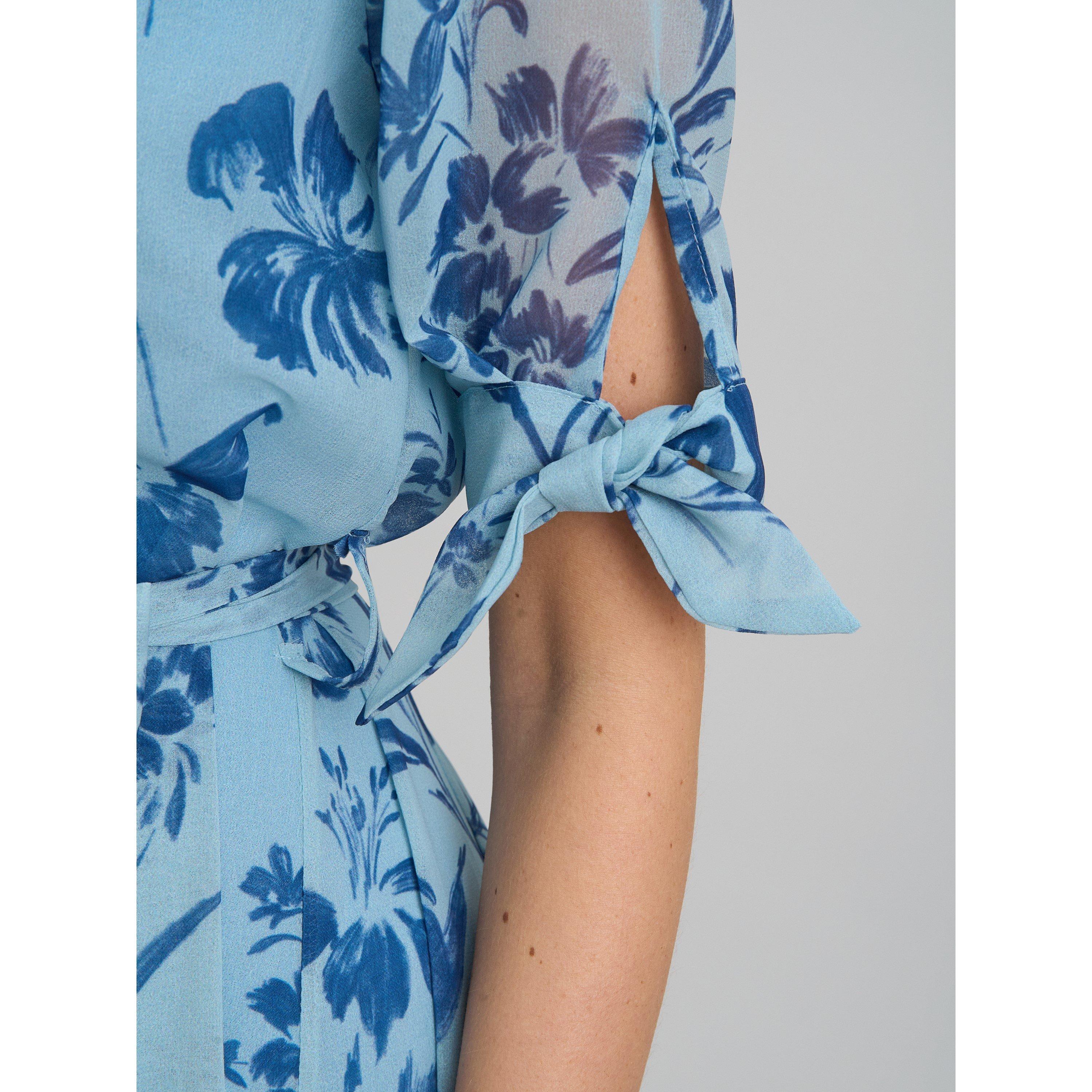 Blue - Gina Bacconi - Adrienne Shirt Dress - 5