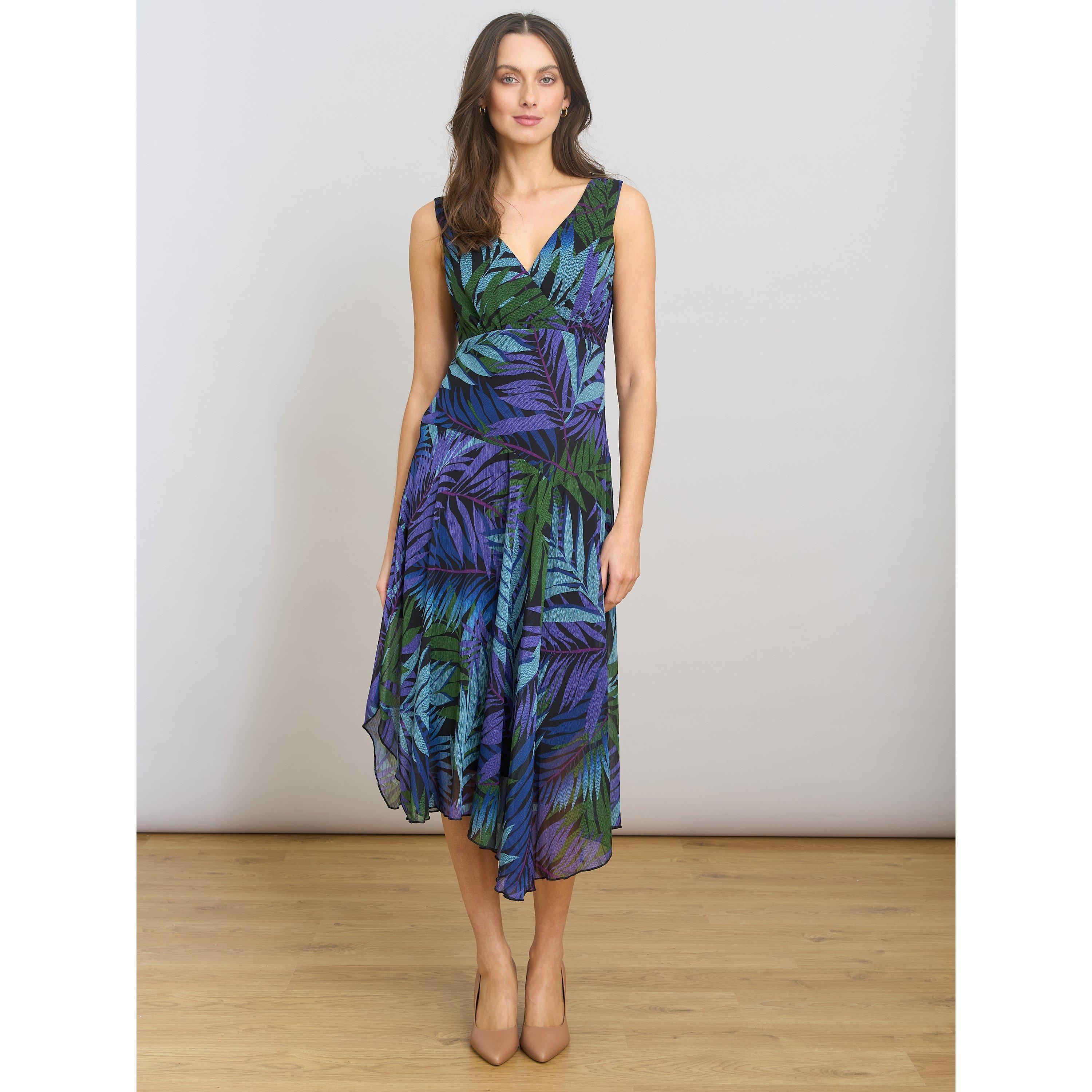Gina Bacconi Women's Corie Printed Midi Dress -  - 18