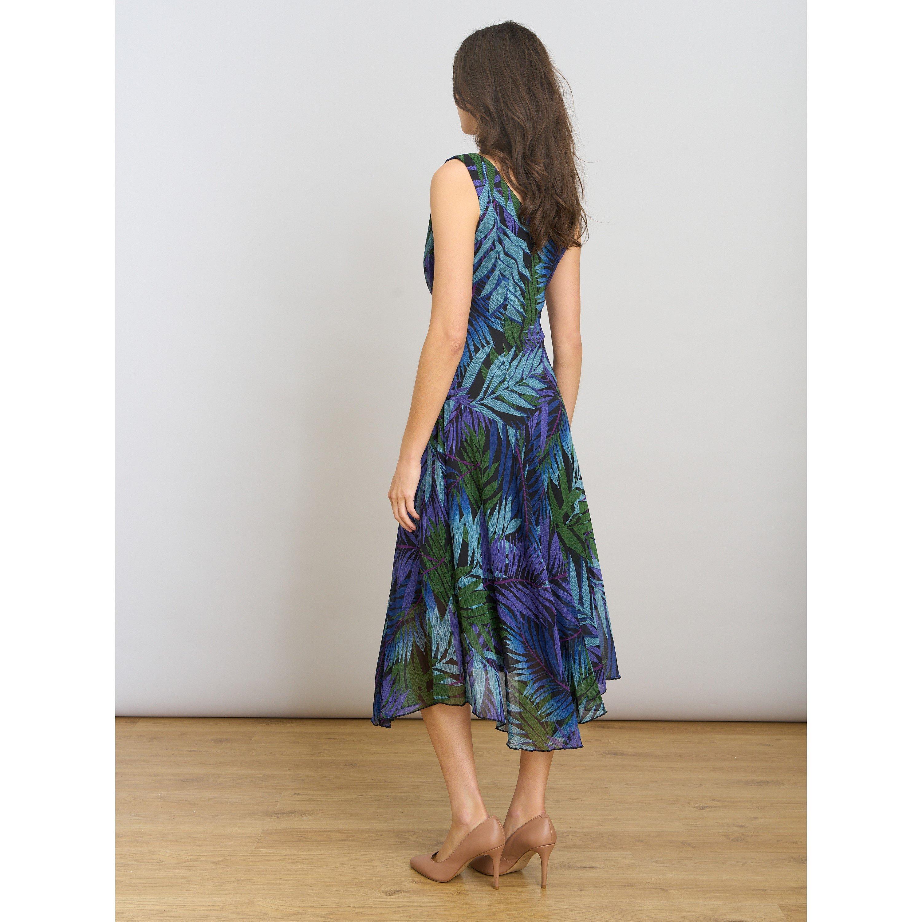 Multi - Gina Bacconi - Corie Printed Midi Dress - 2