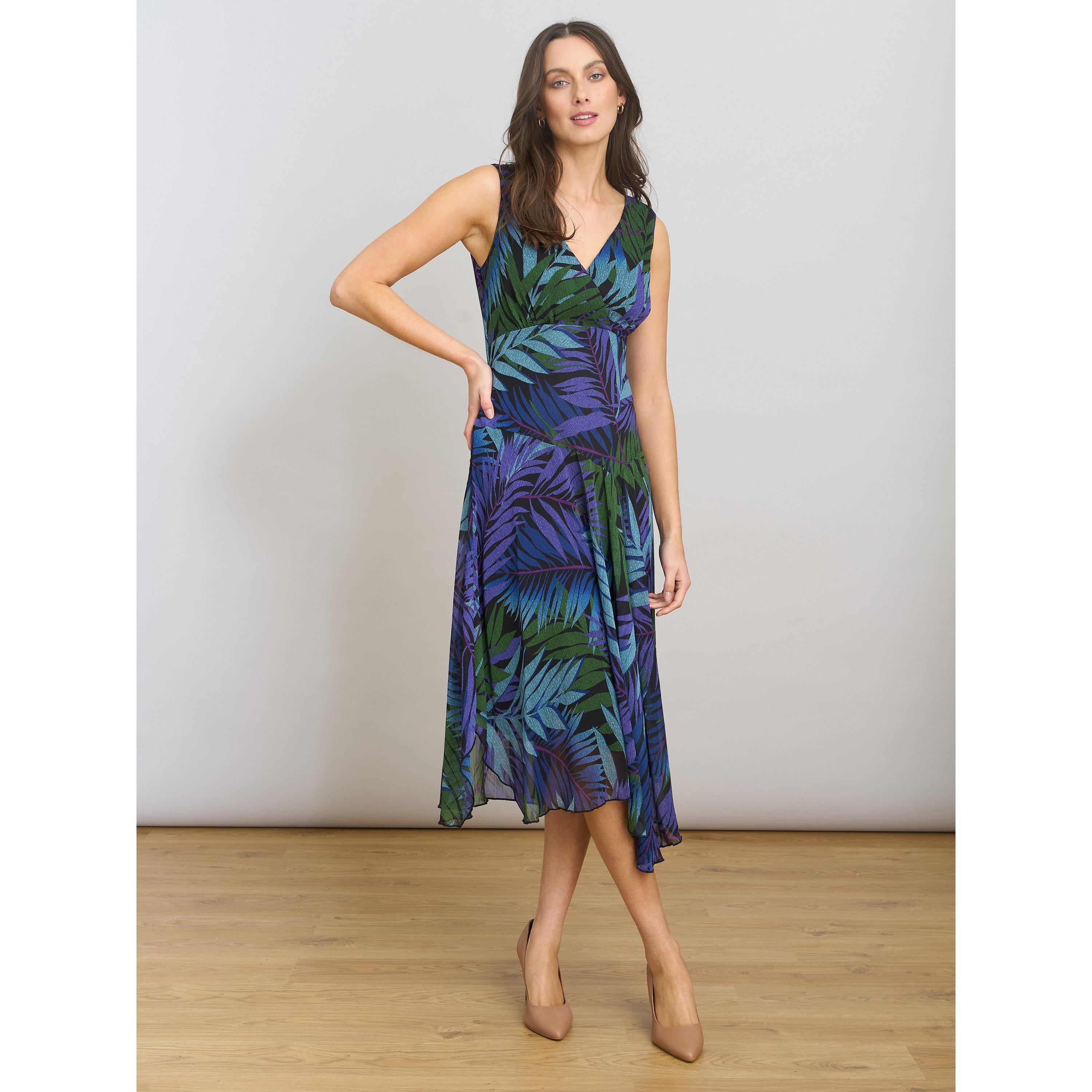 Multi - Gina Bacconi - Corie Printed Midi Dress - 3
