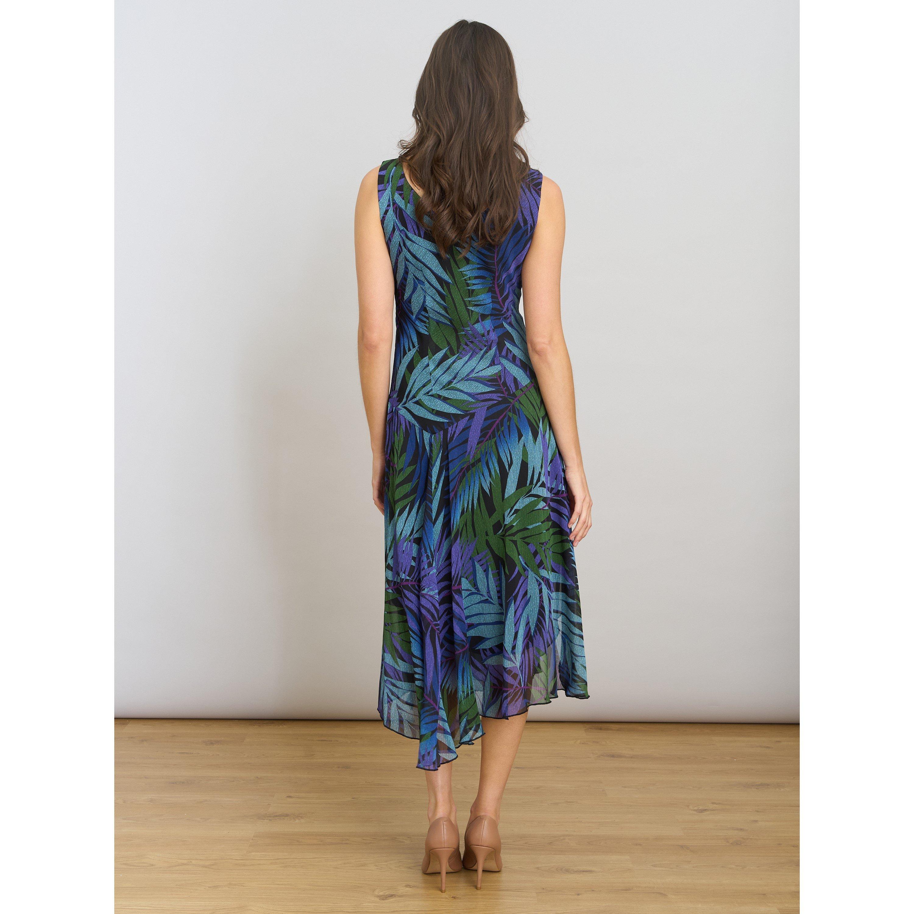 Multi - Gina Bacconi - Corie Printed Midi Dress - 7