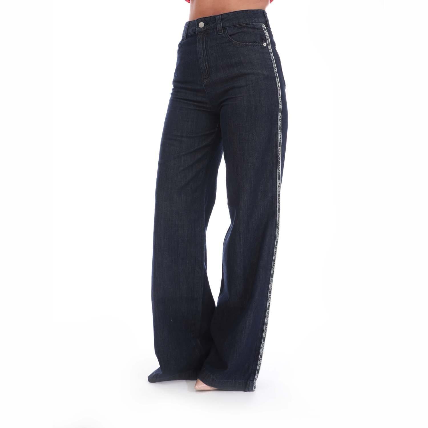 Denim - Emporio Armani - J14 Wide-Leg Jeans - 2