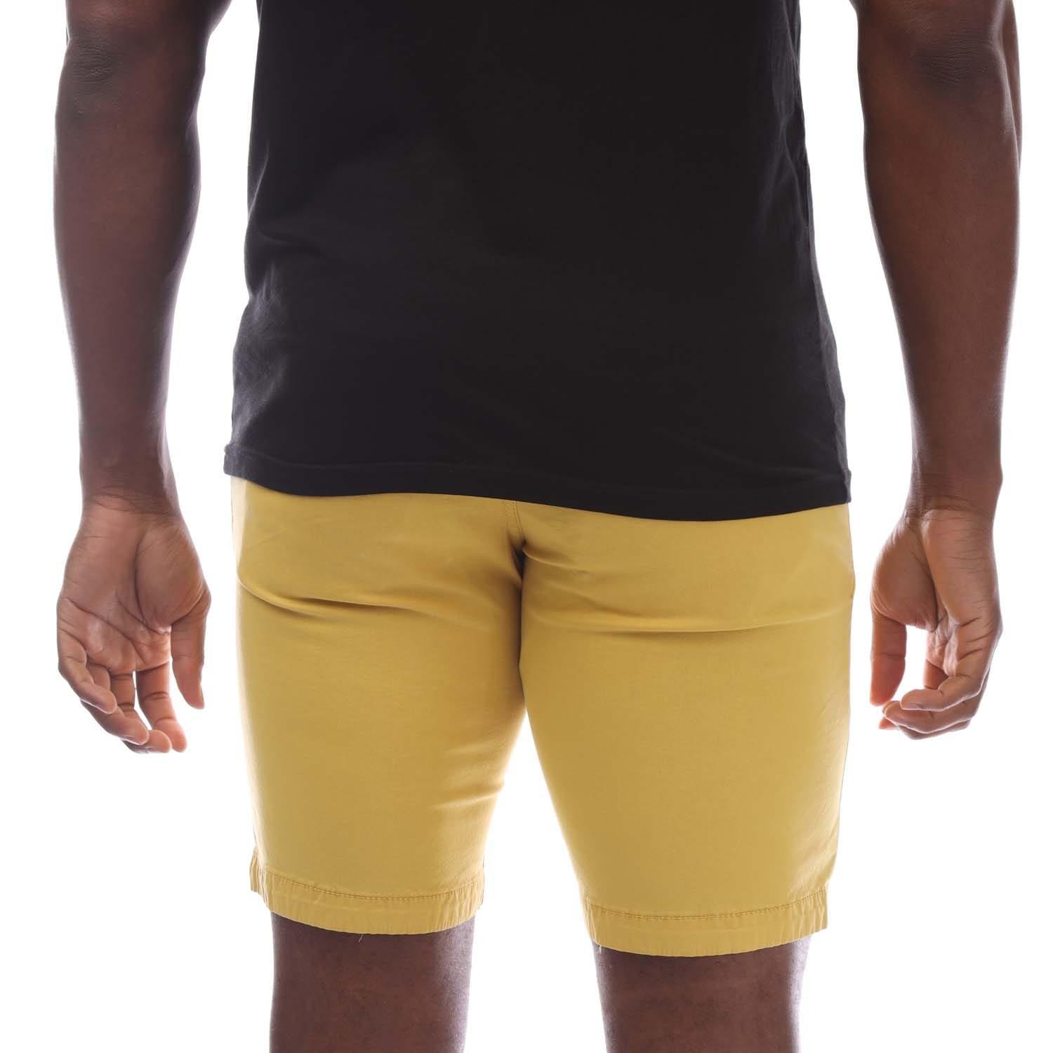 Yellow - Boss - Schino-Slim Shorts - 2