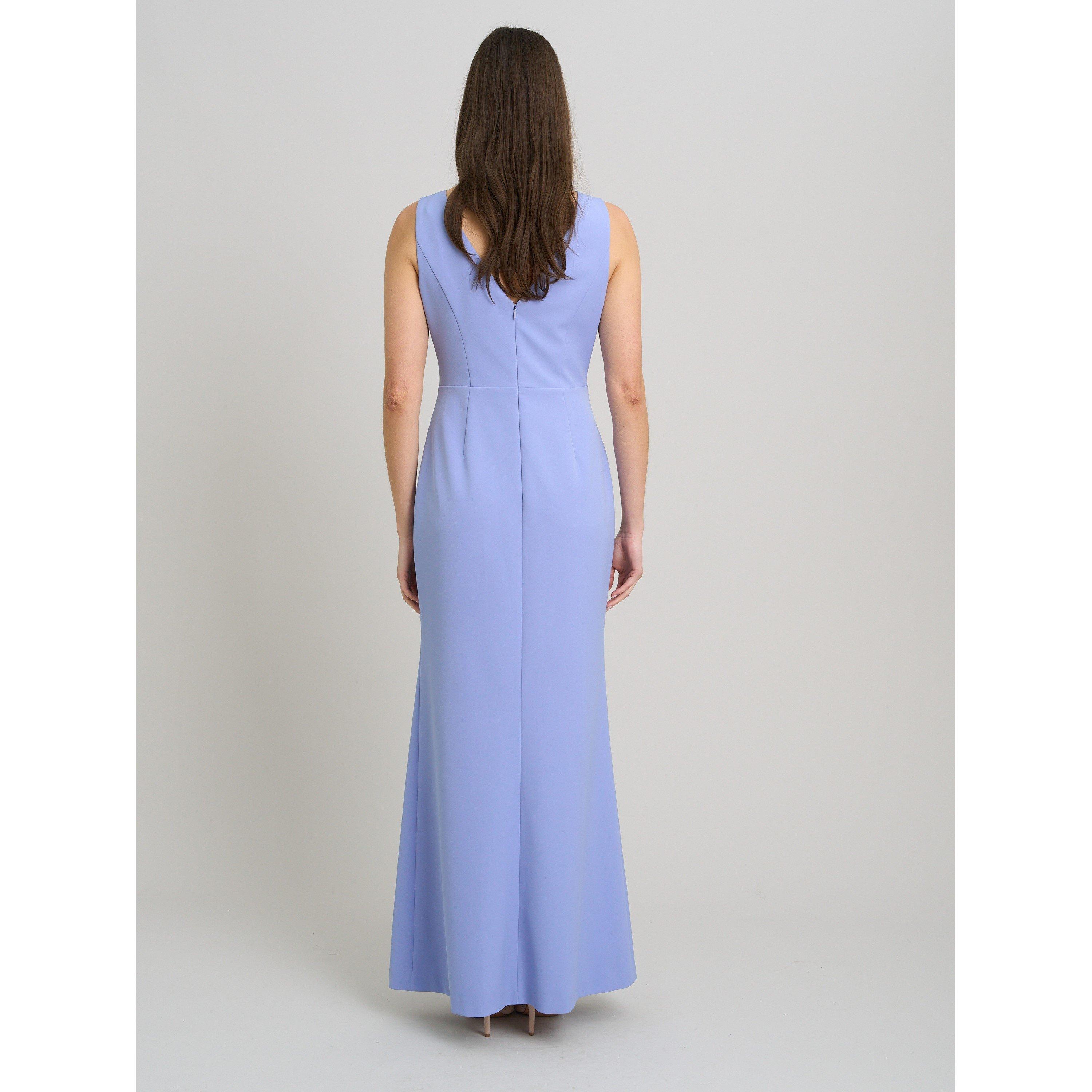 Perri - Gina Bacconi - Clio Draped Ruffle Detail Maxi Dress - 2