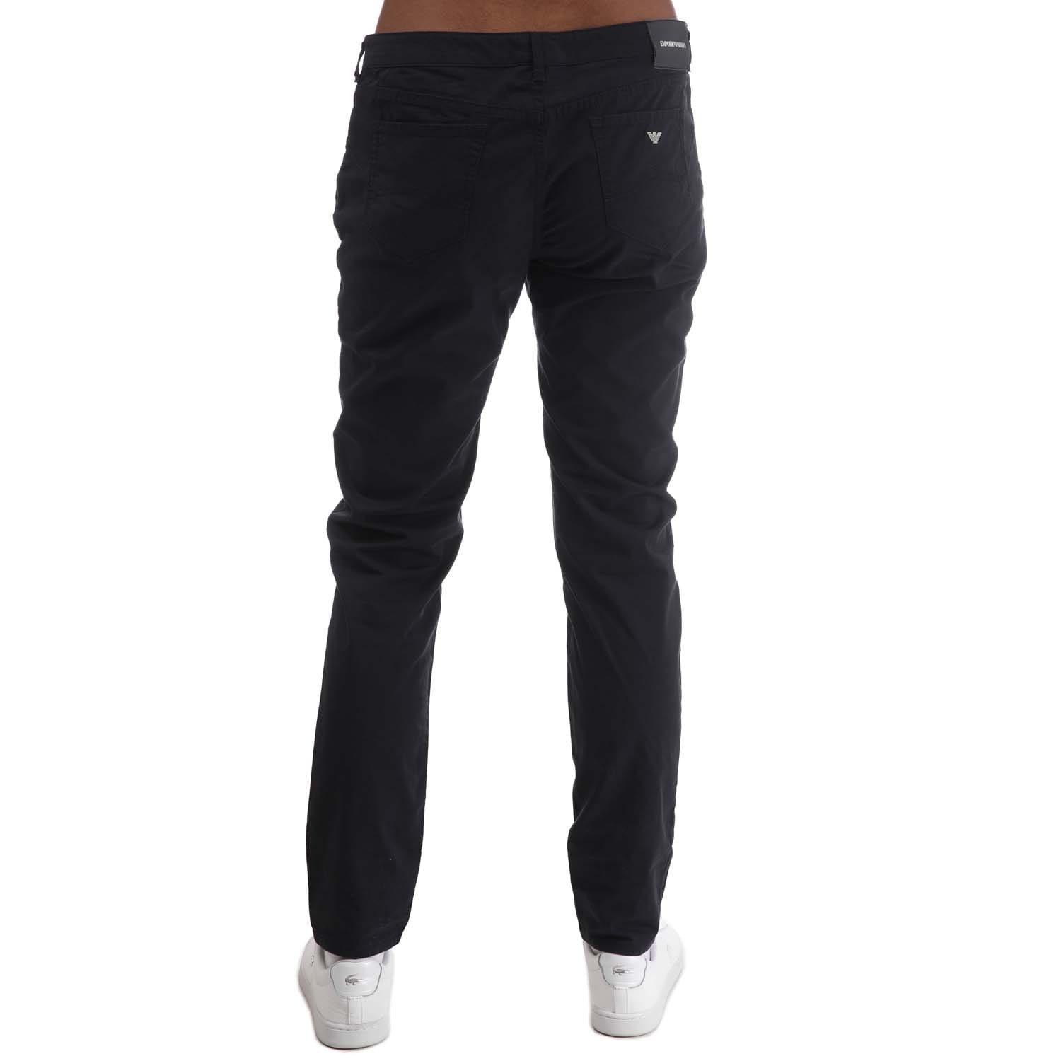 Navy - Emporio Armani - J23 Push Up Mid Rise Skinny Jeans - 2