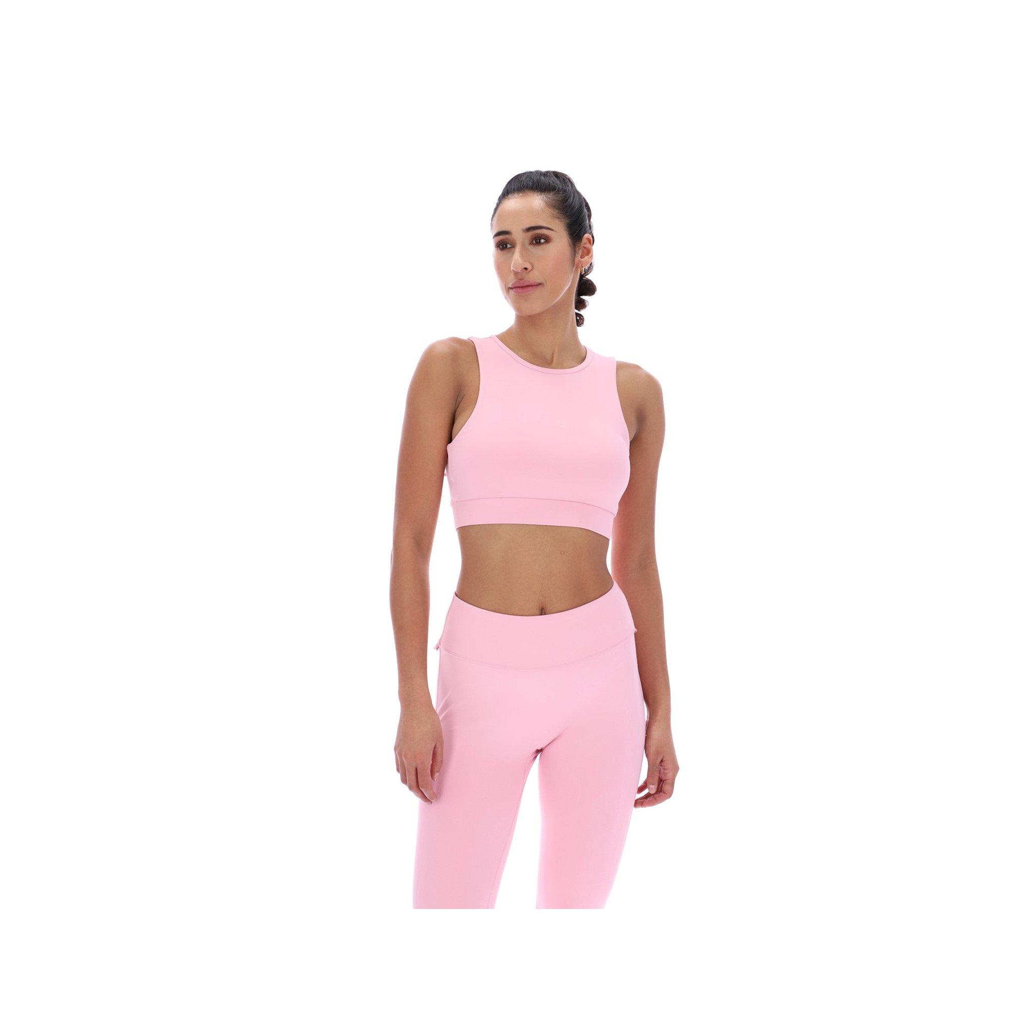 Ted Baker Women's Aria Ruffle Yoga Bra - Pale Pink - Lge