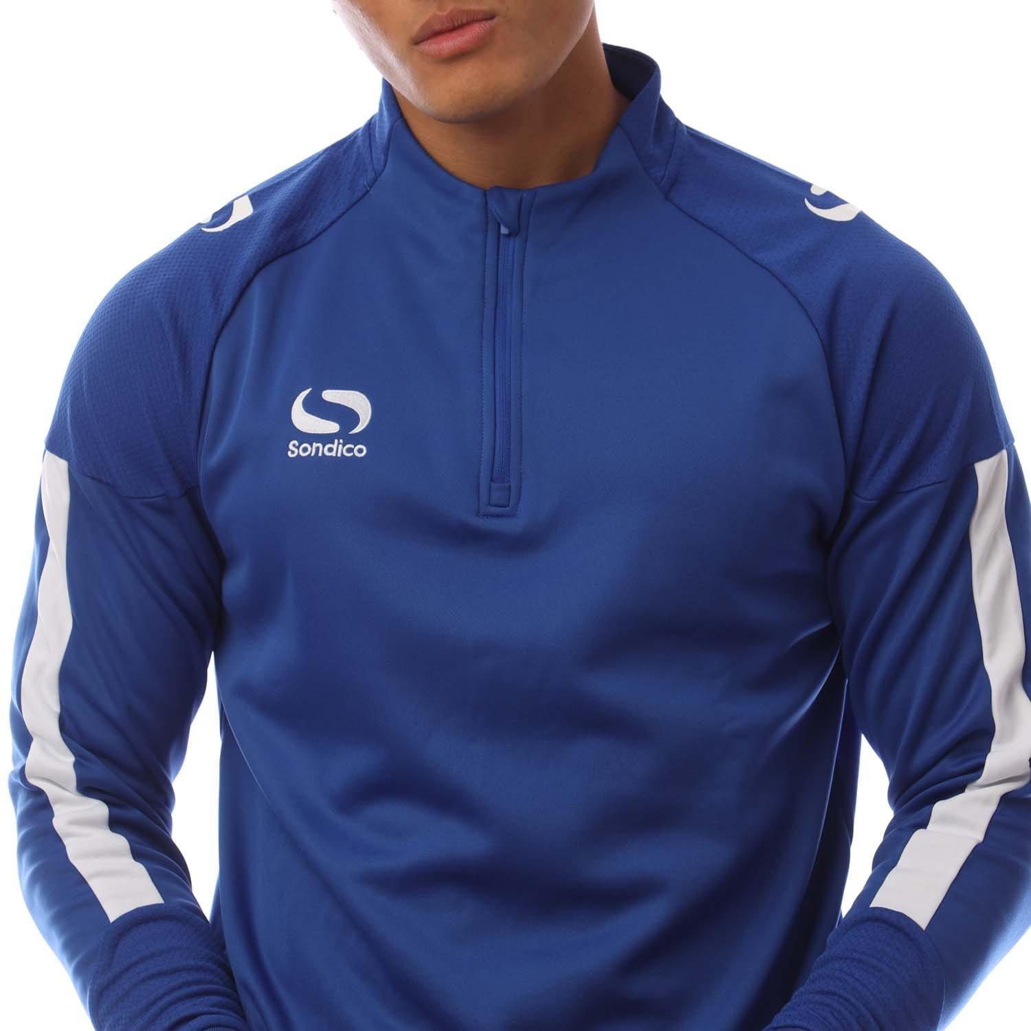 Blue - Sondico - Evo Quarter Zip Sweatshirt - 2