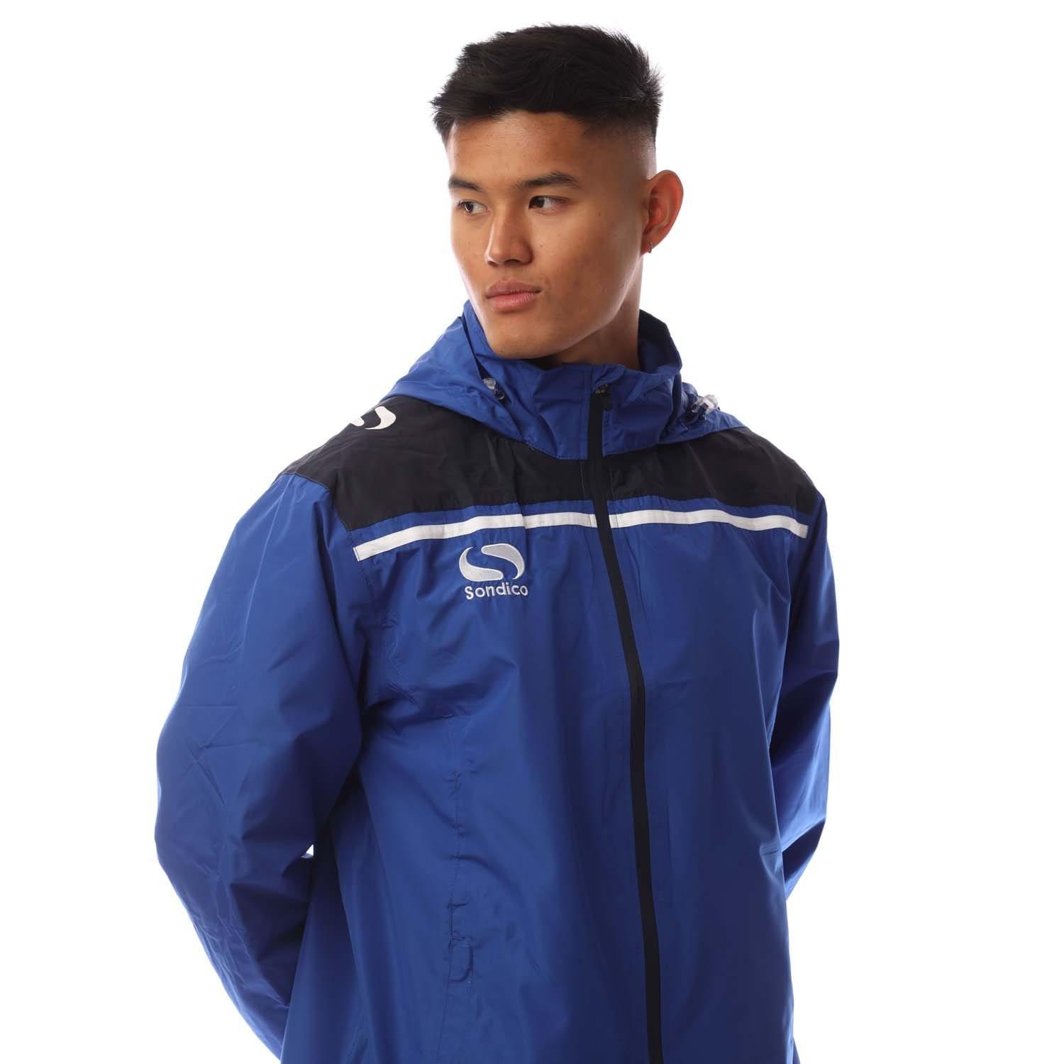 Blue - Sondico - Precision Rain Jacket - 2