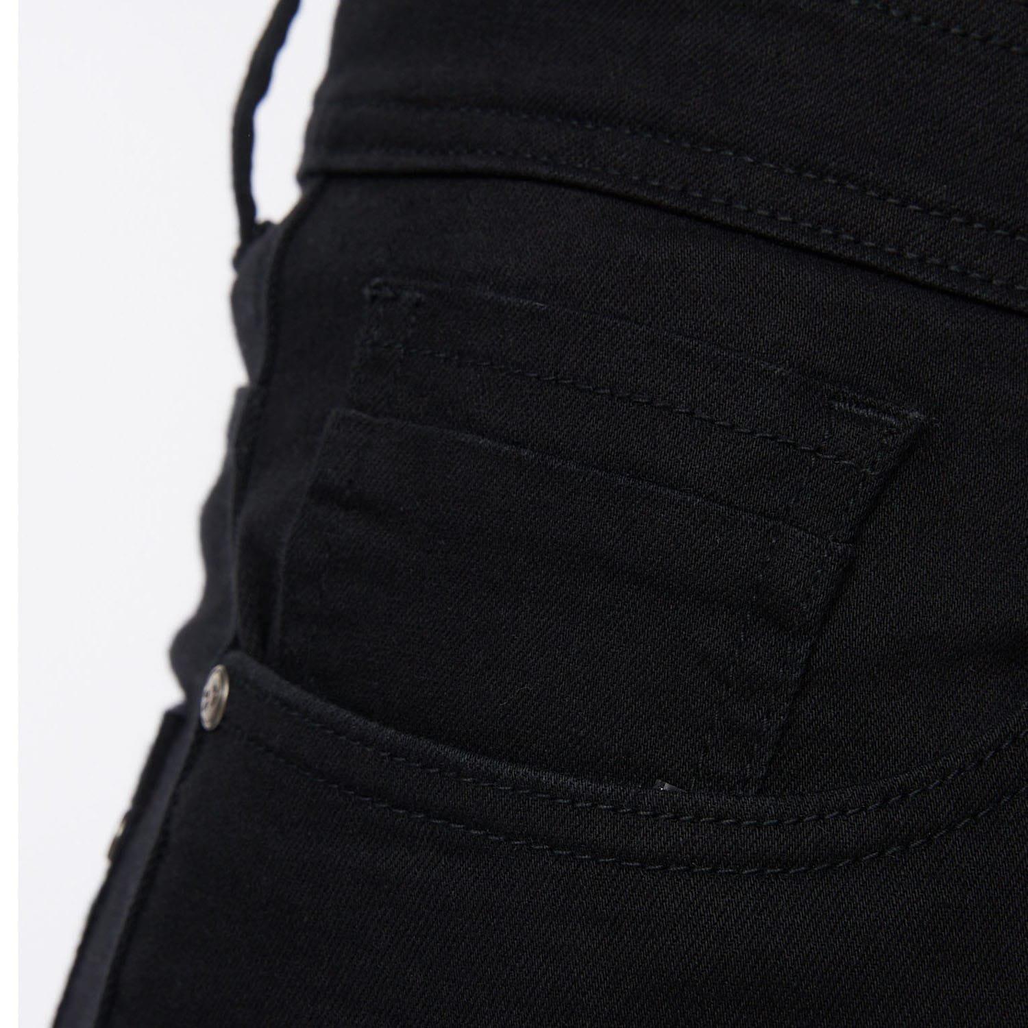 Black - Crosshatch - Buraca Slim-Fit Jeans - 4