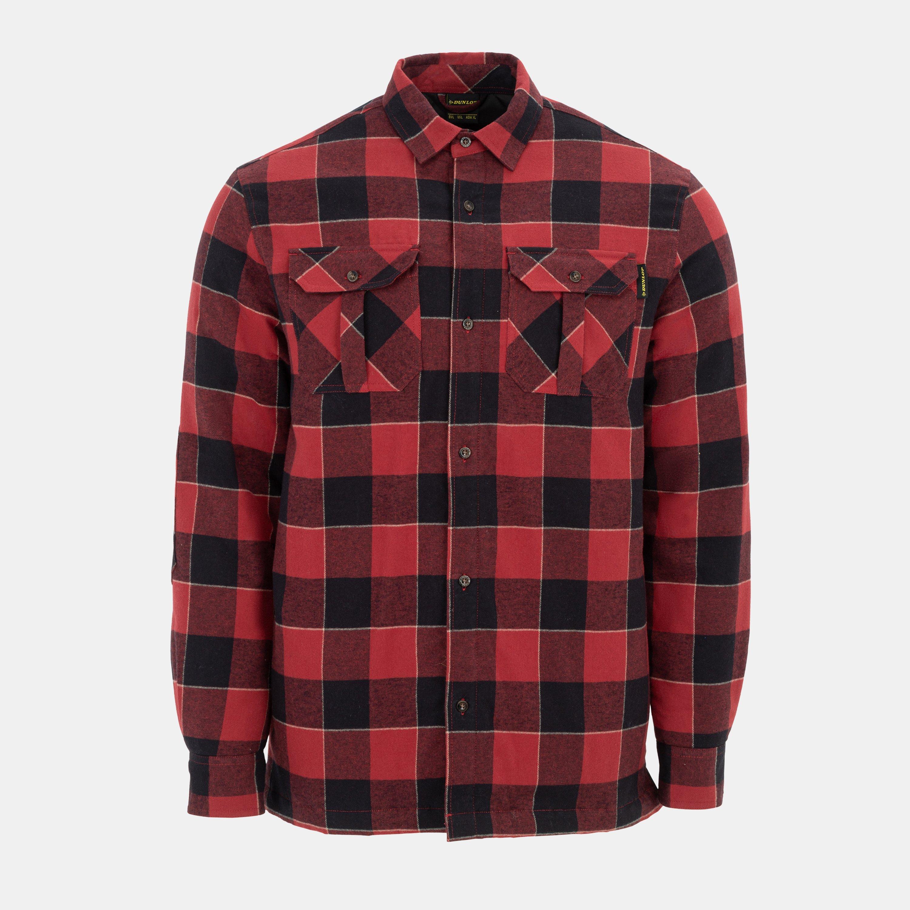 Red/Black - Dunlop - Lumber Shirt Mens - 1