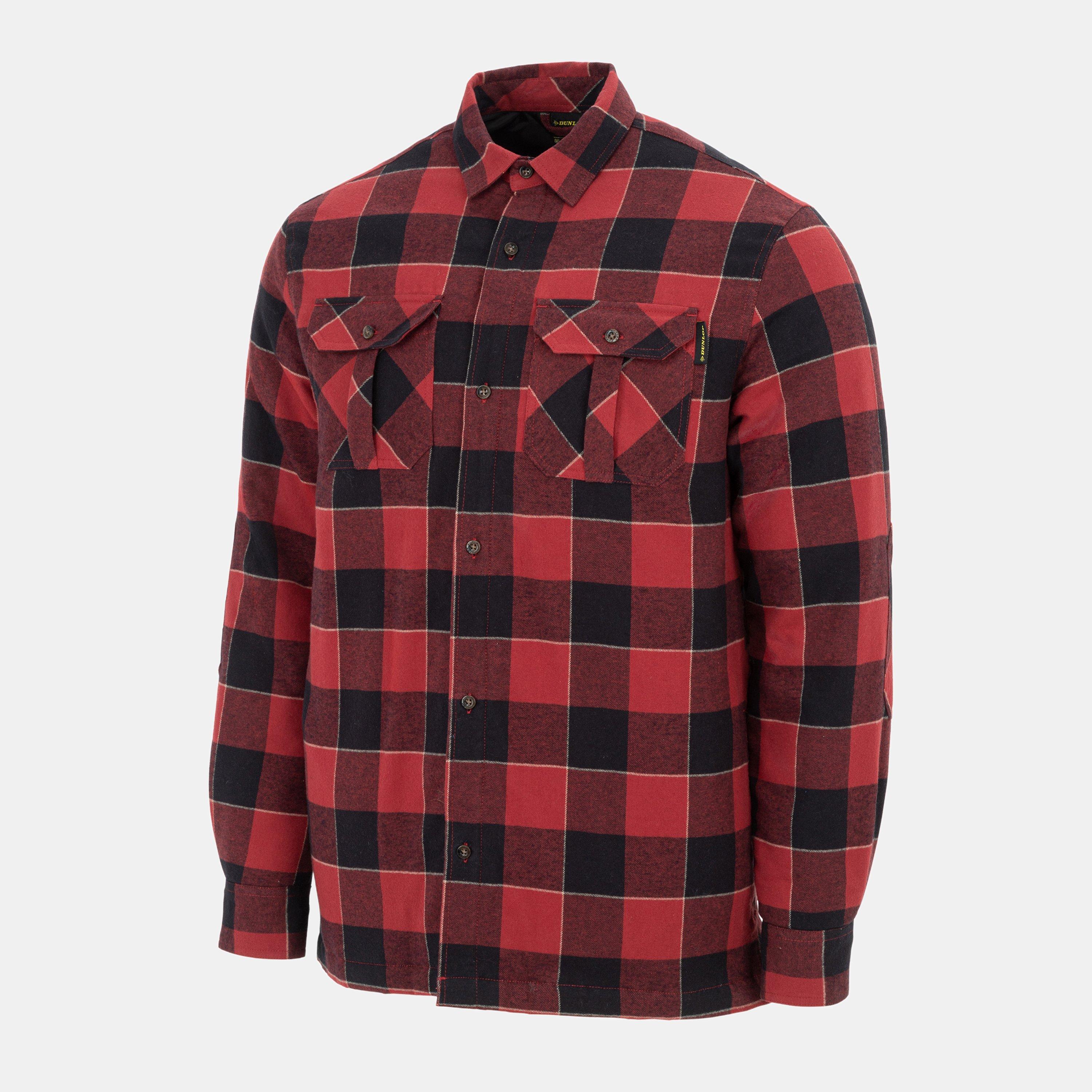 Red/Black - Dunlop - Lumber Shirt Mens - 3