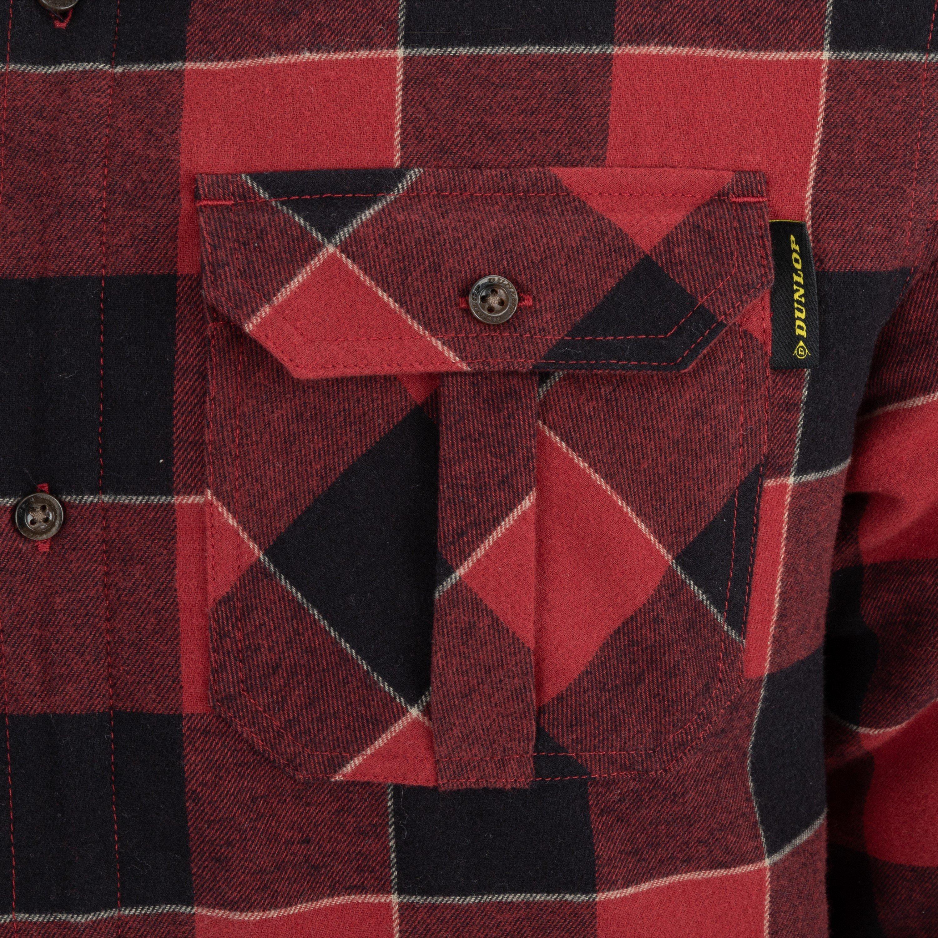Red/Black - Dunlop - Lumber Shirt Mens - 4